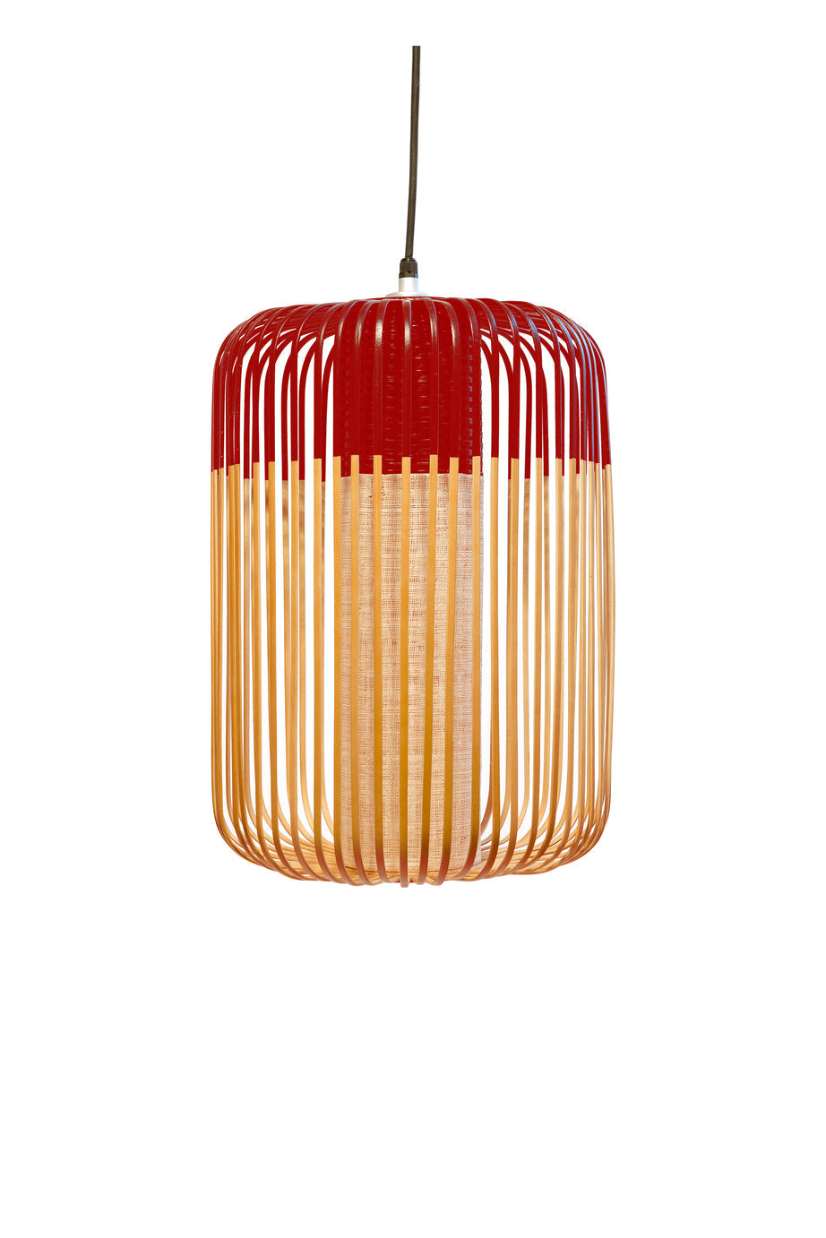 Hanglamp BAMBOO rood