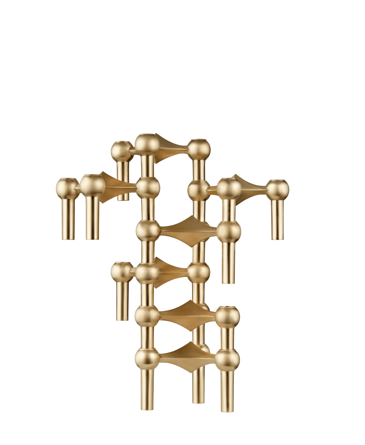 STOFF NAGEL Candle Holder Brushed Brass