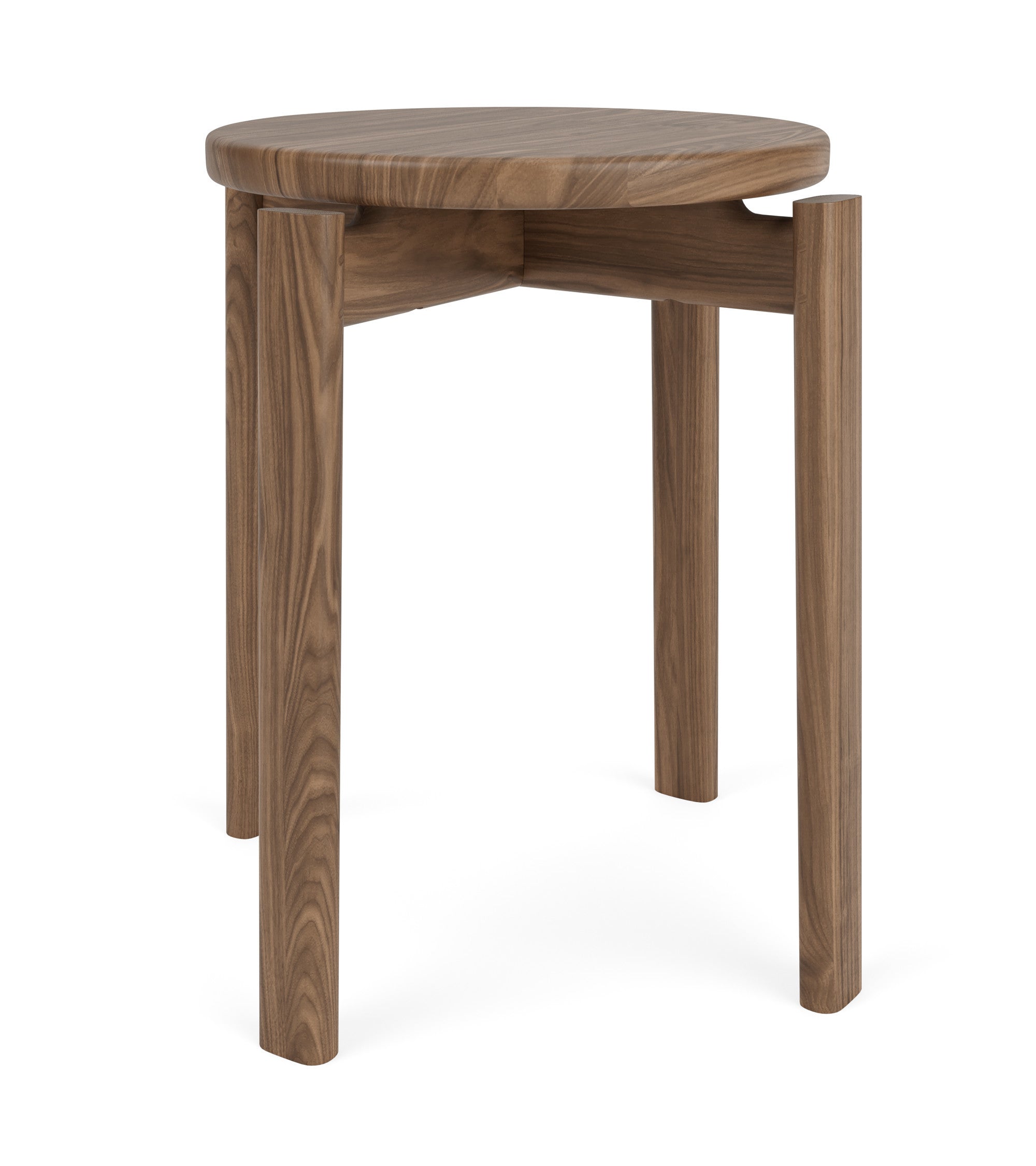 PASSAGE stool walnut wood