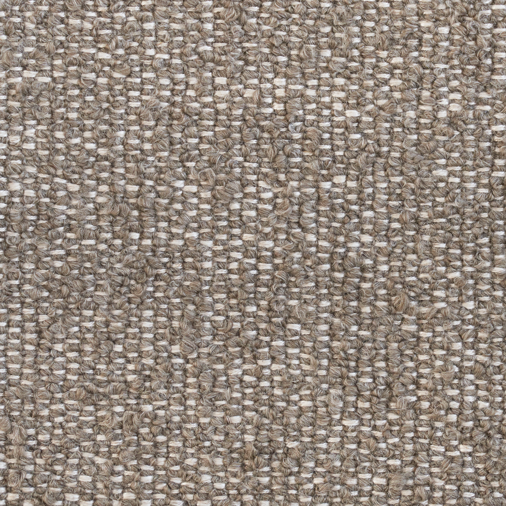 Sofa 2-zits CHIMNEY bruin boucle met stalen basis