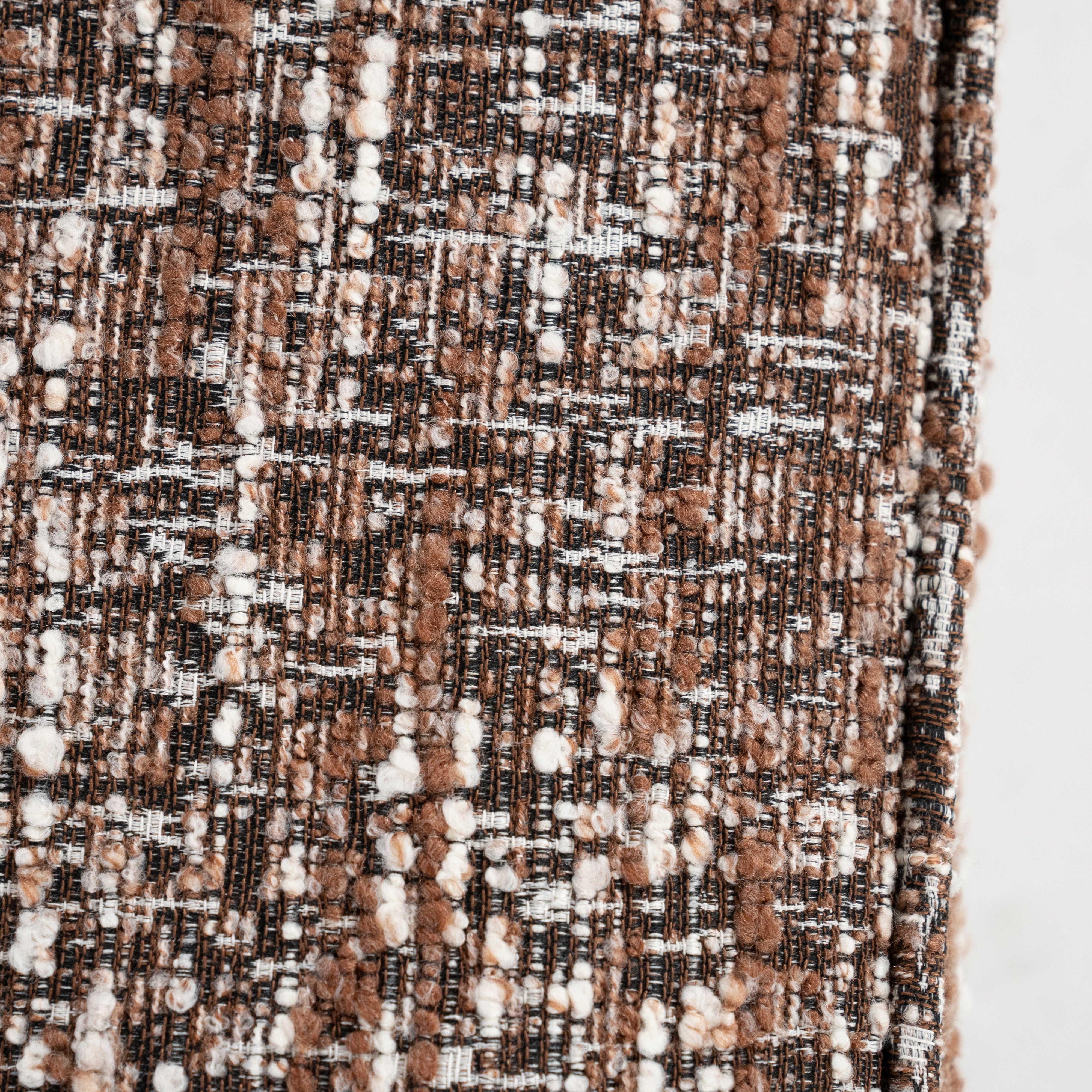 LOYS brown swivel armchair