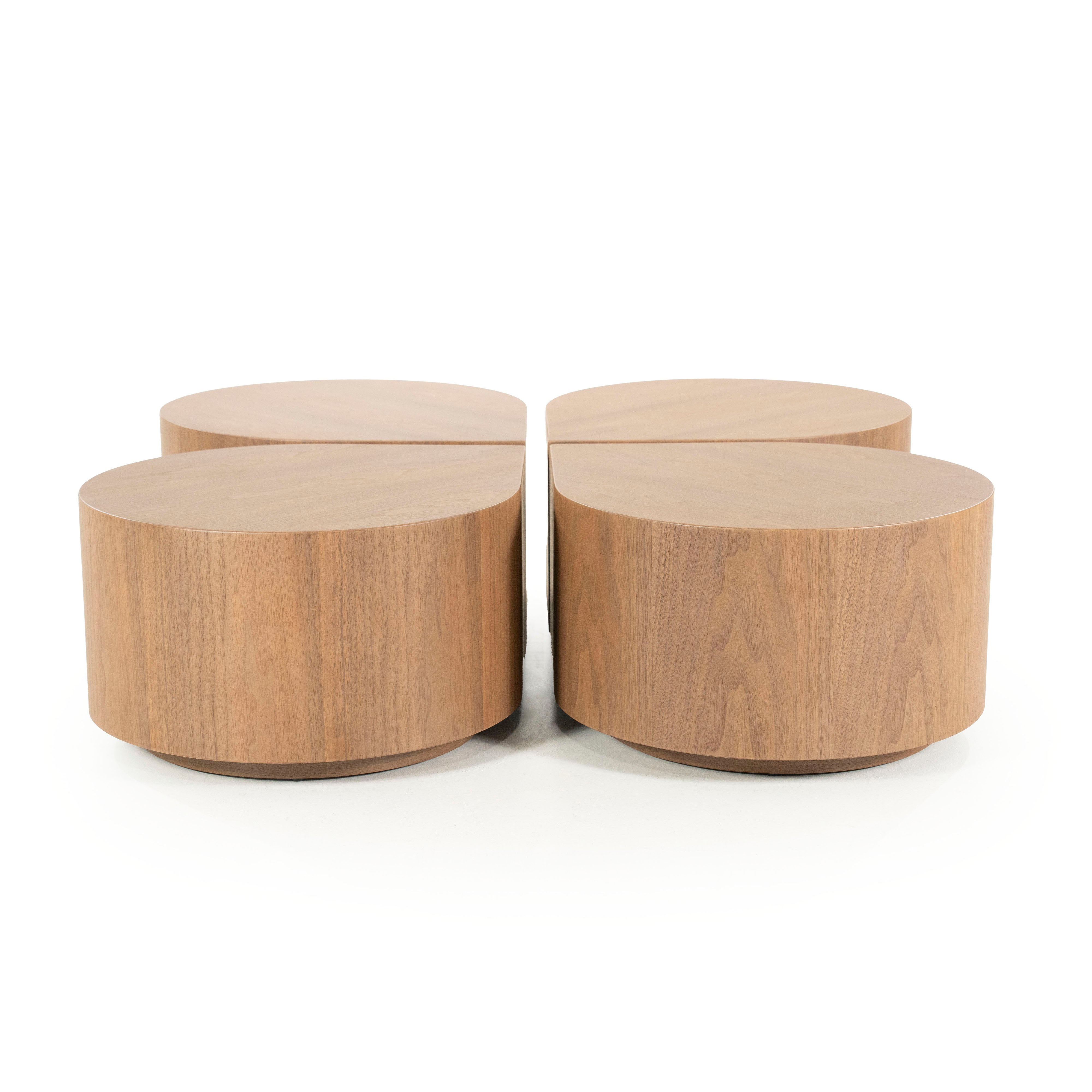 Koffietafel JULES notenhout