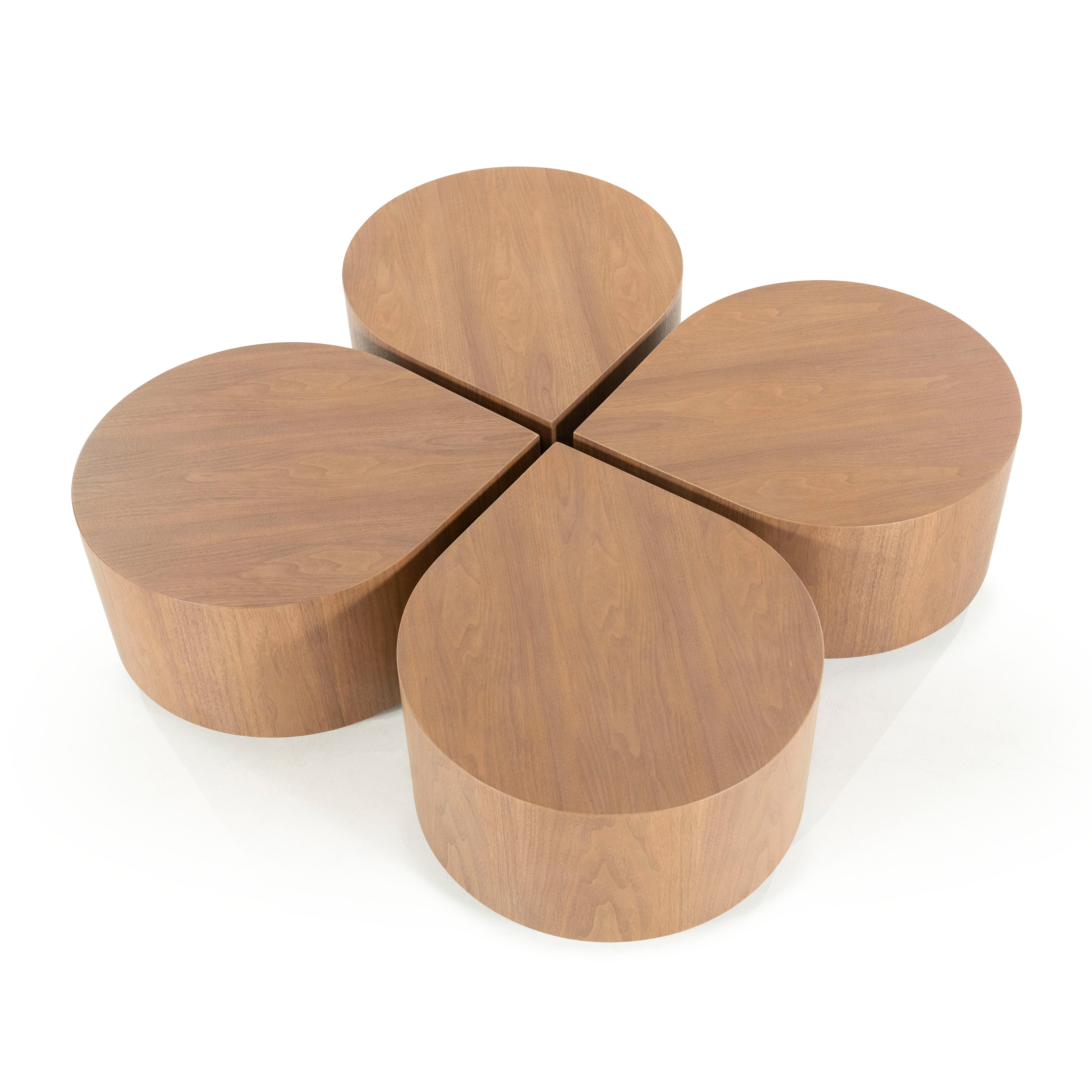 Koffietafel JULES notenhout