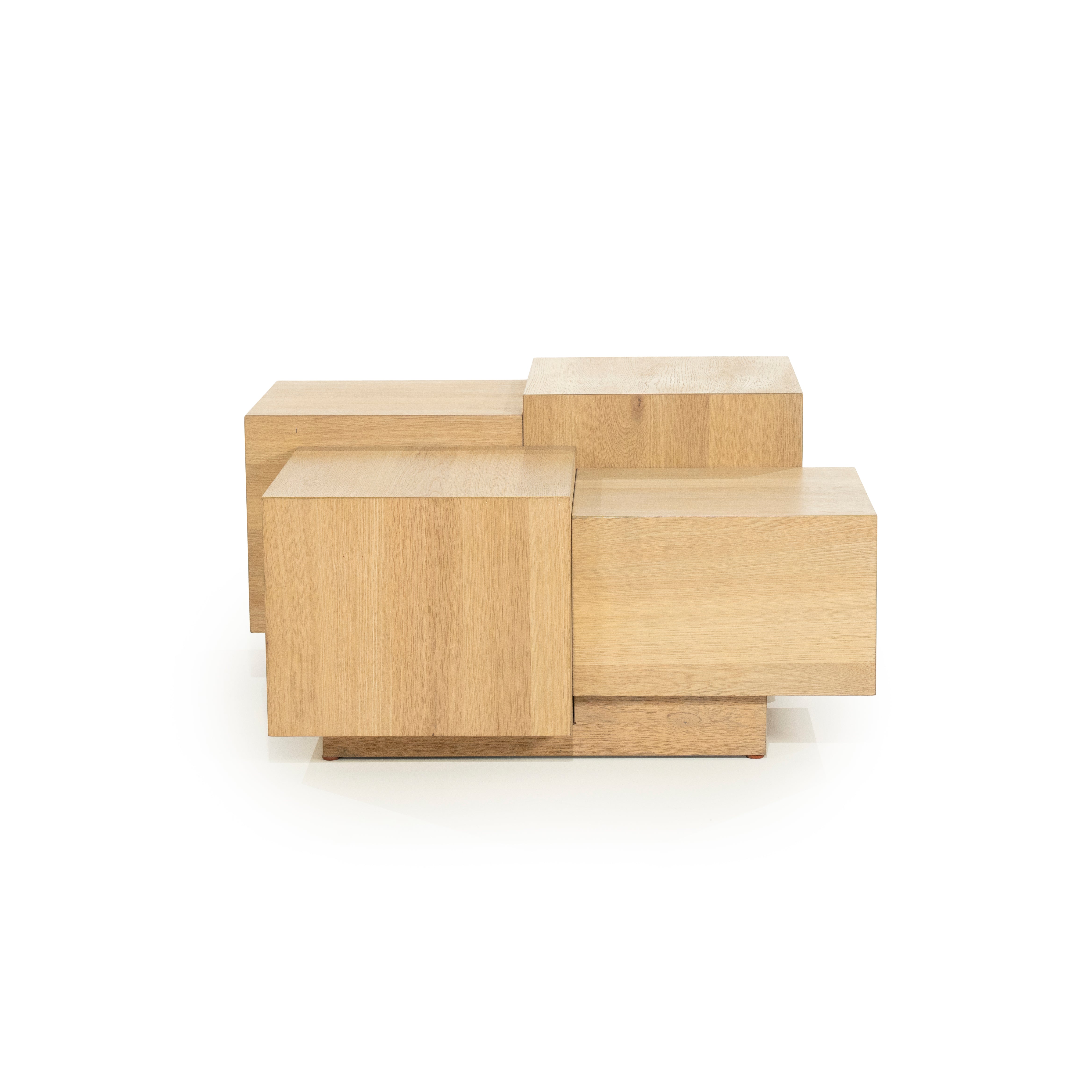QUINTEN Oak Veneer Coffee Table