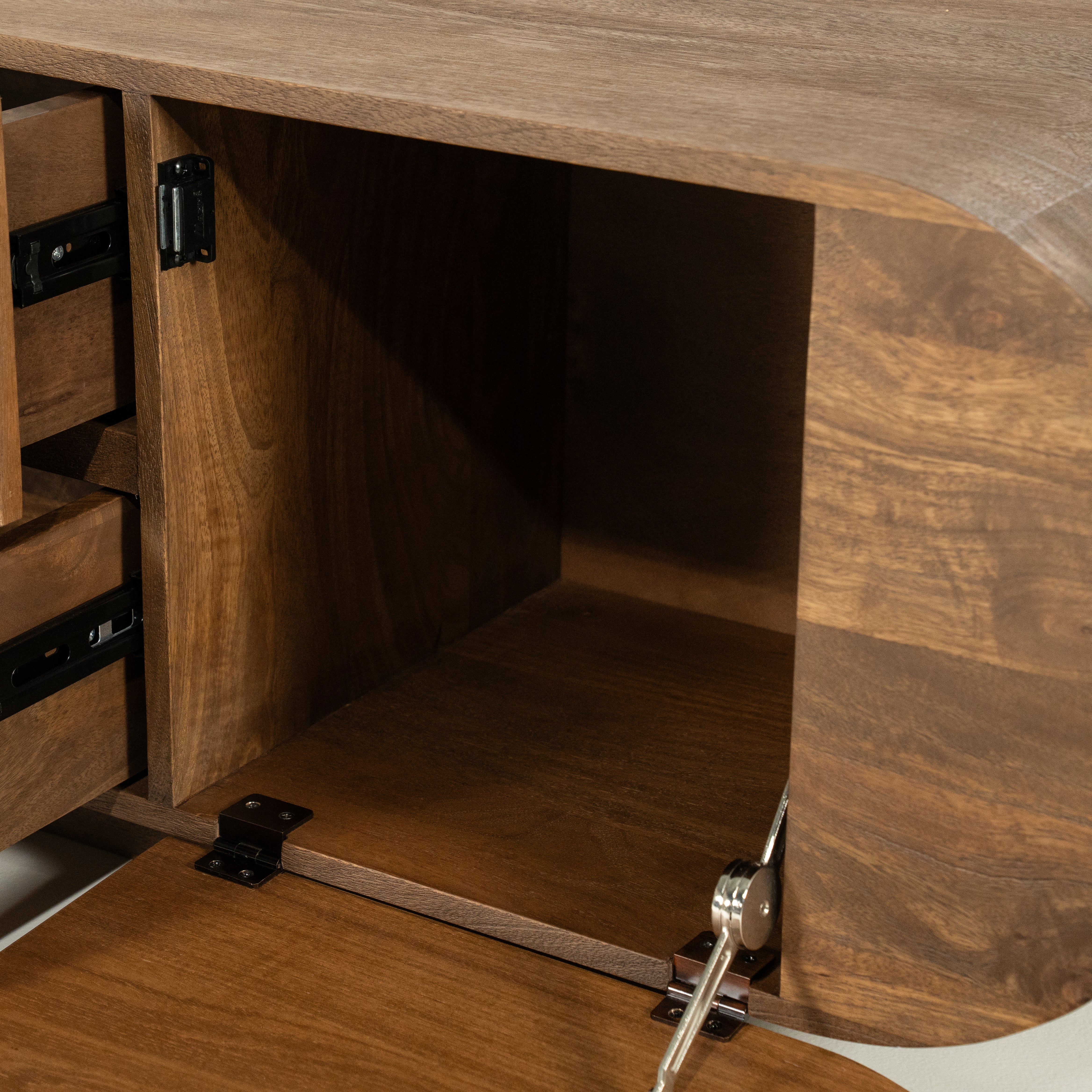 RTV-Schränke KING aus Mangoholz