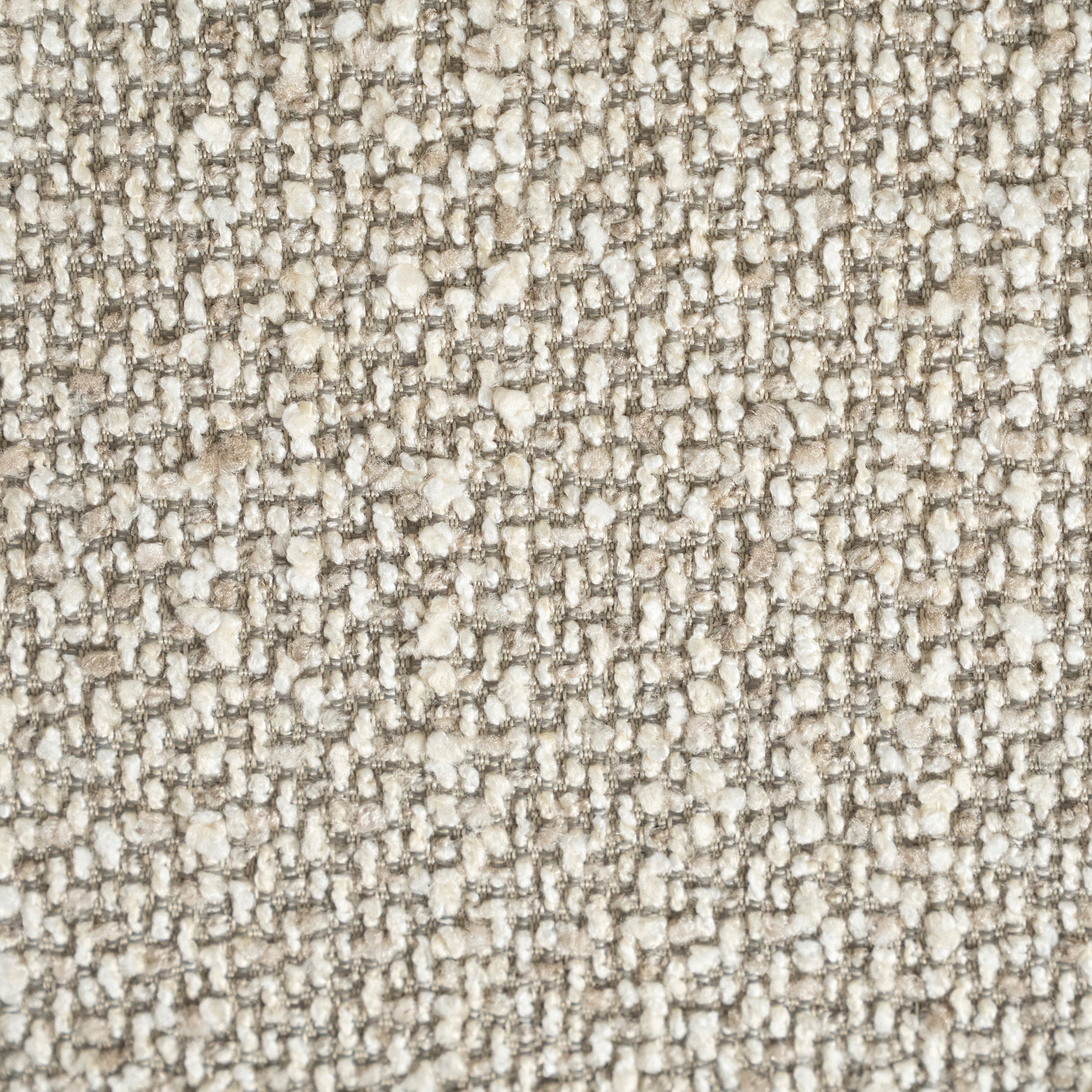 NOL Beige Swivel Chair with Black Base