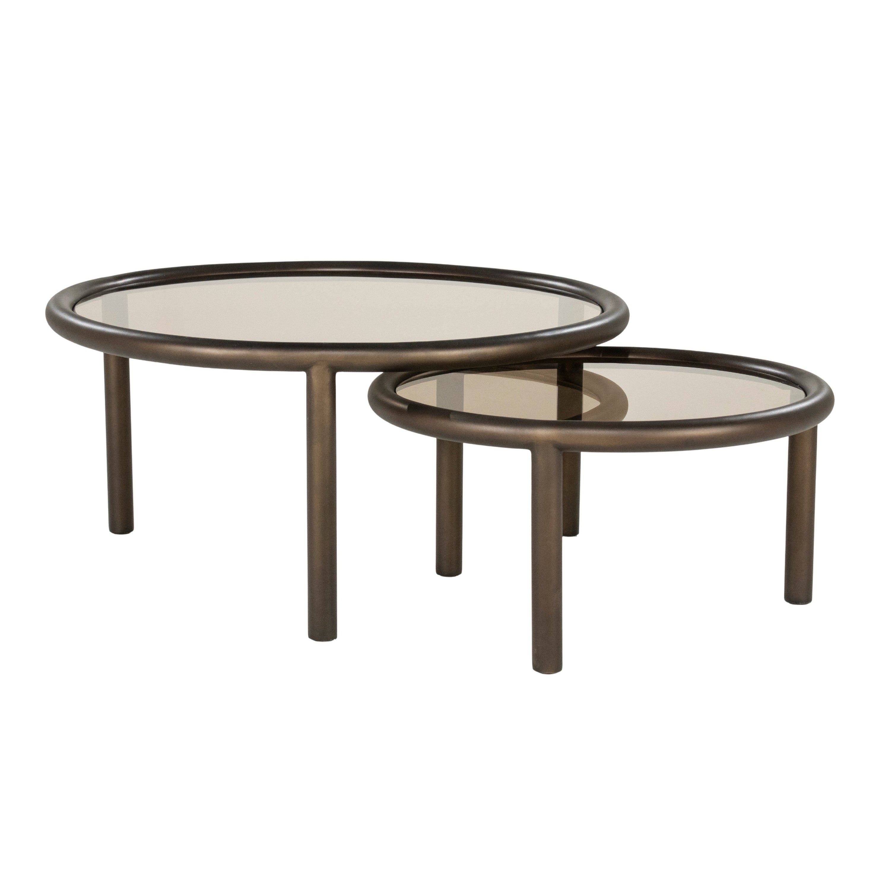 CIRCO set van salontafels bruin