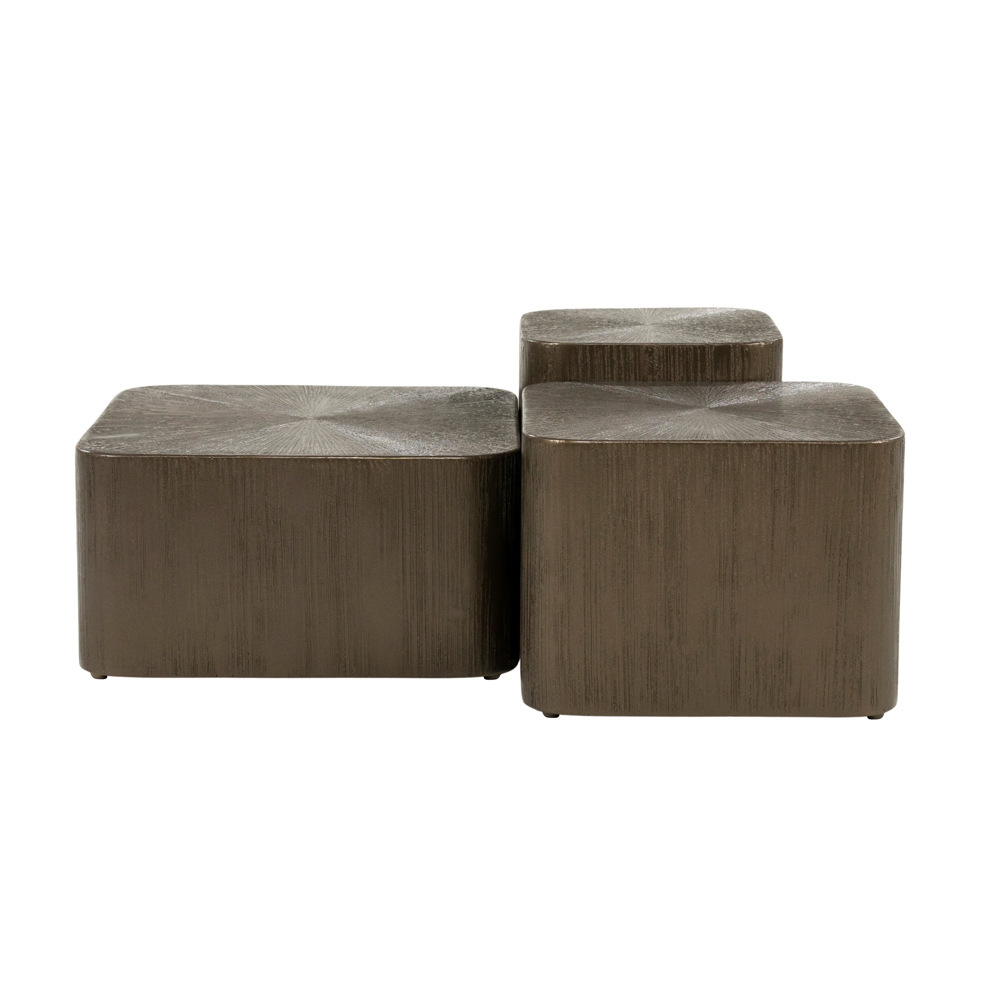 Salontafelset SILVA bruin