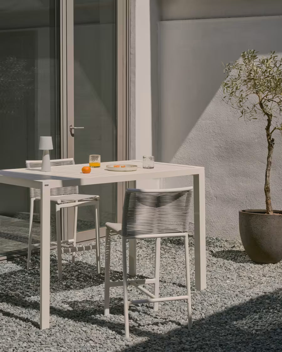 CULIP White Outdoor Bar Table