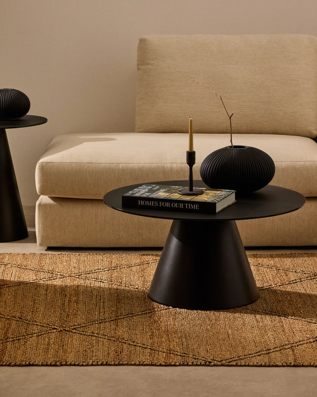 Zwarte WILSHIRE salontafel