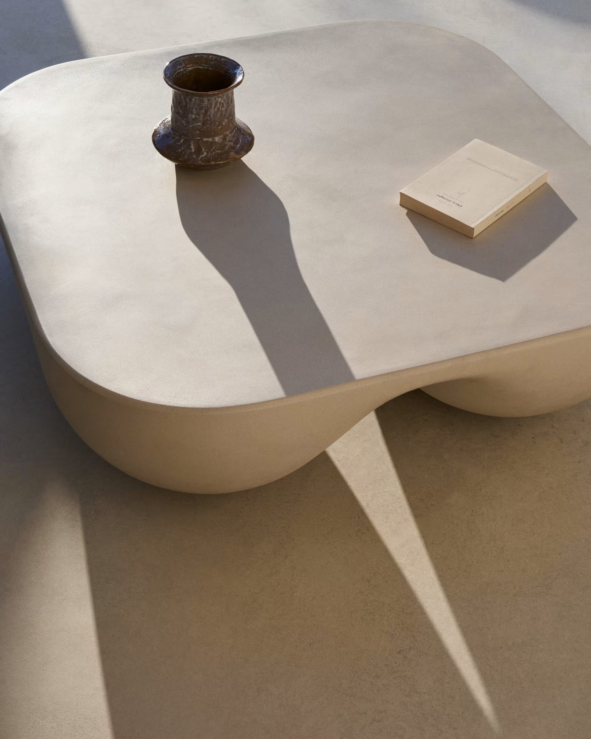 Kaffeetisch COLBA beige Polystone