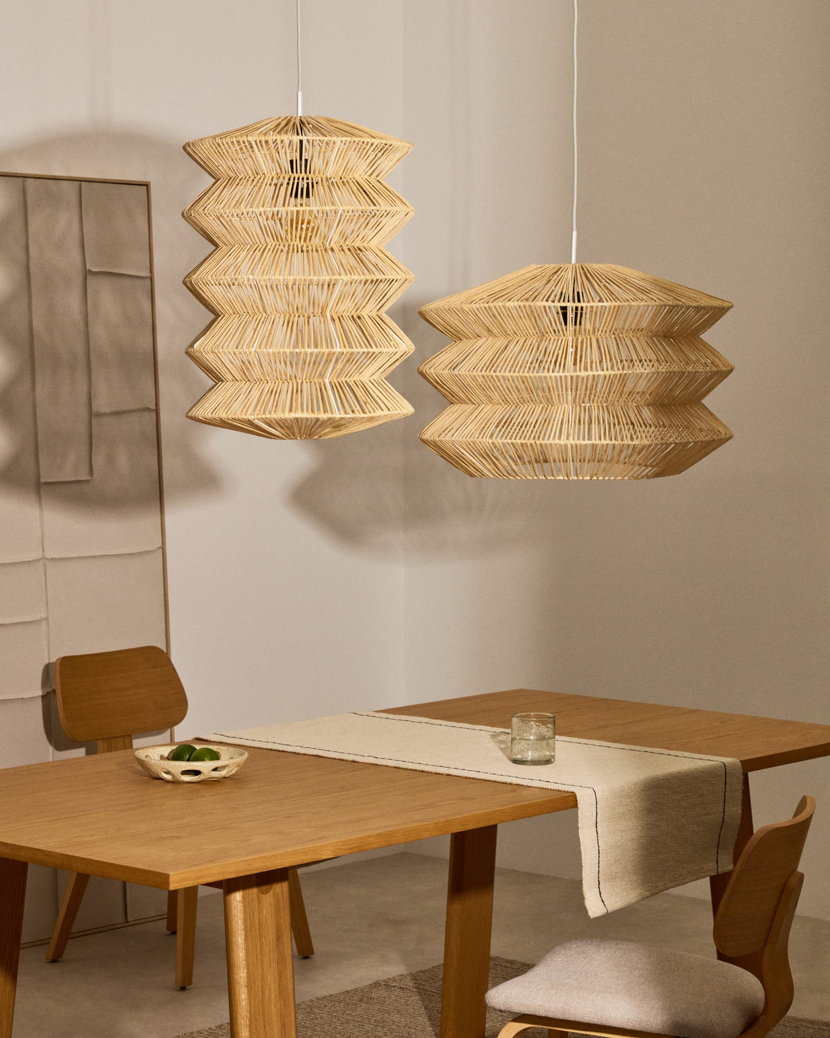 Abażur DAKIRA naturalny rattan – ujęcie 4