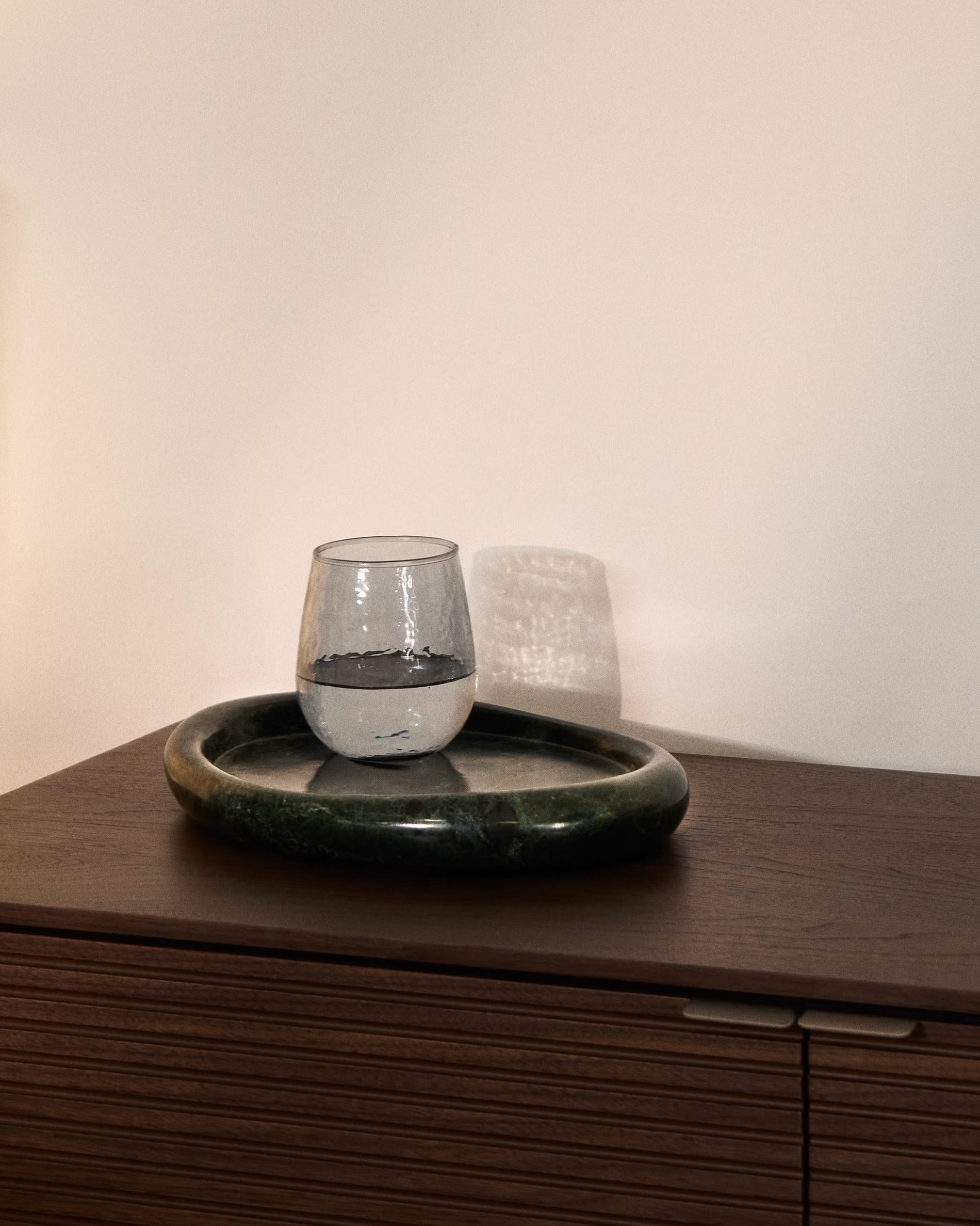 LENOREL green marble tray