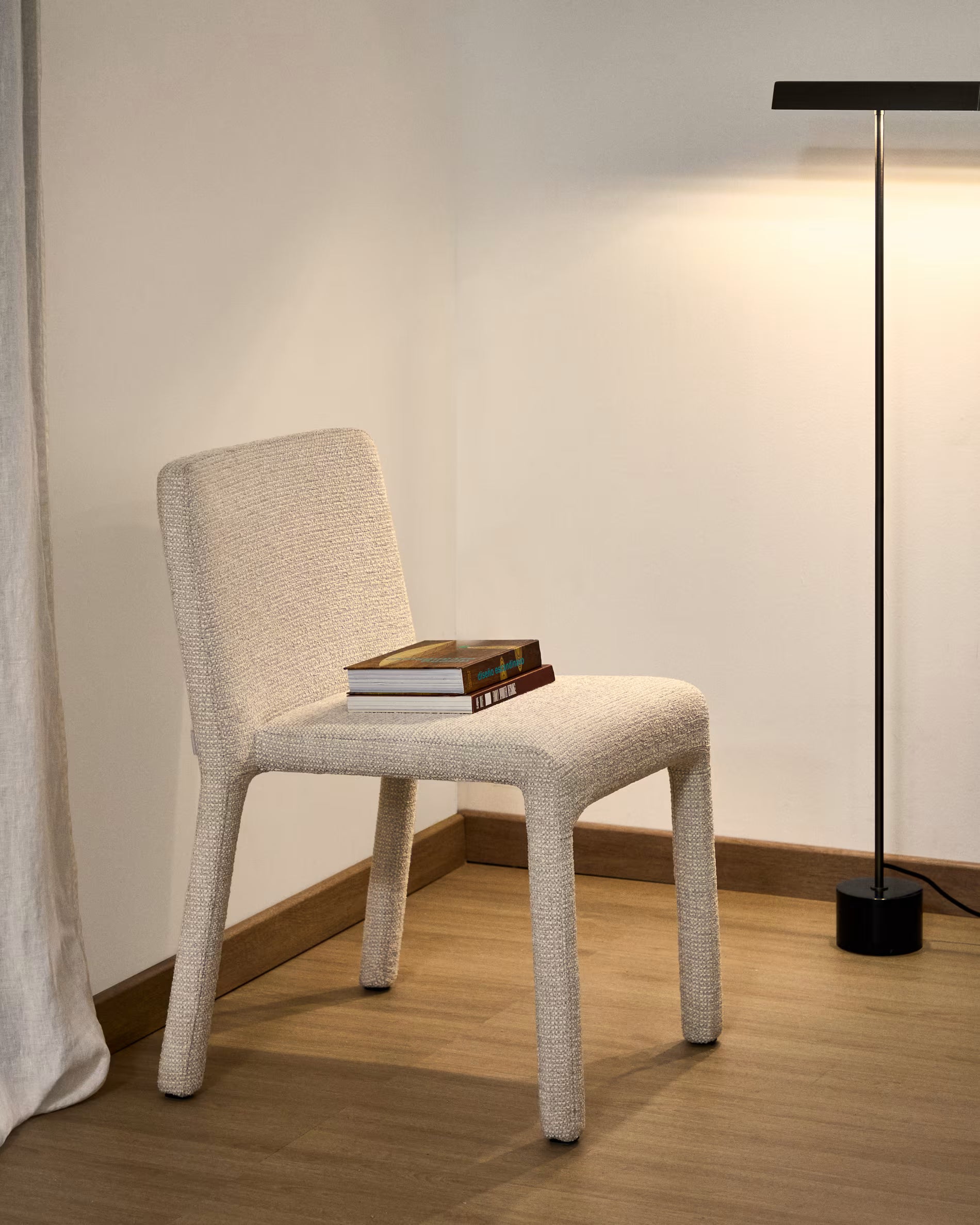 Stuhl LORIA beige Chenille