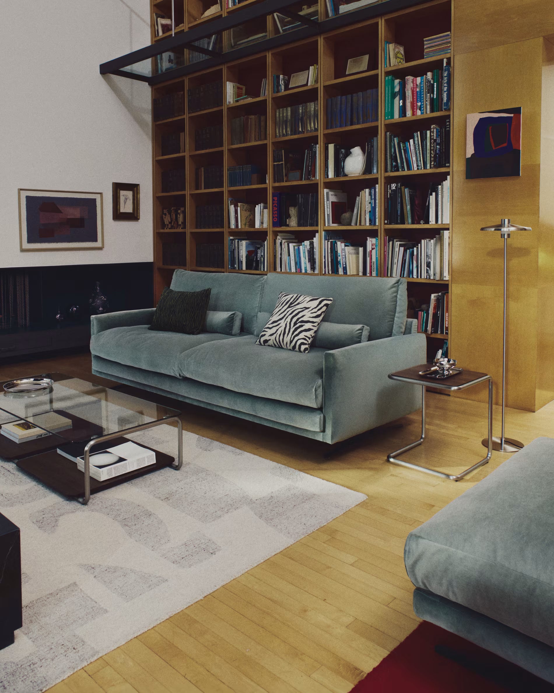 Stehlampe NUVIRA silber