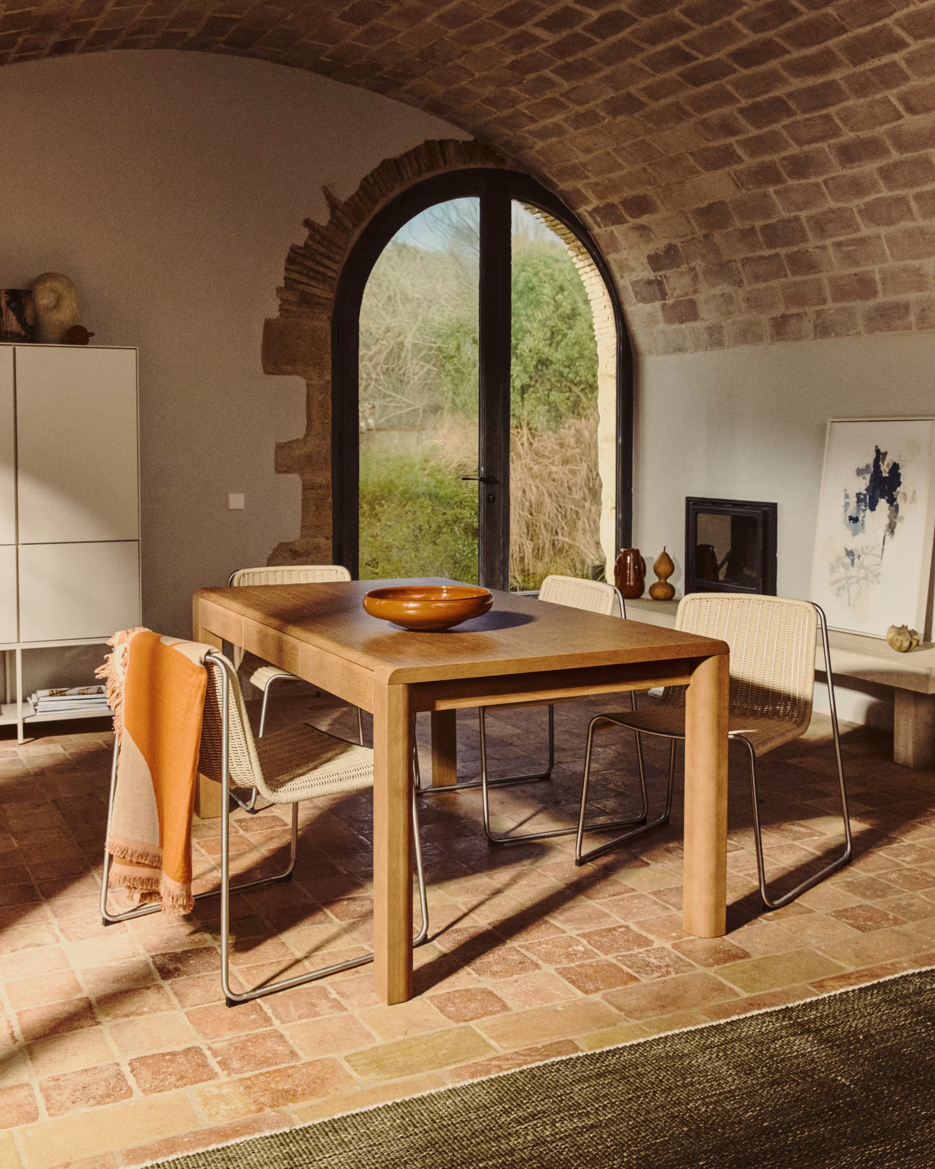 ARELIDA eiken lade tafel