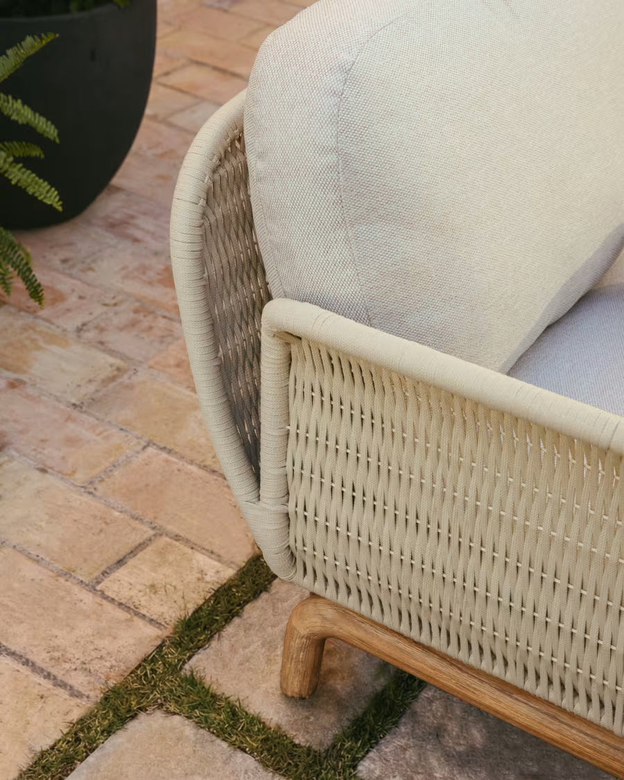 Tweedelige tuinbank ALIPA beige
