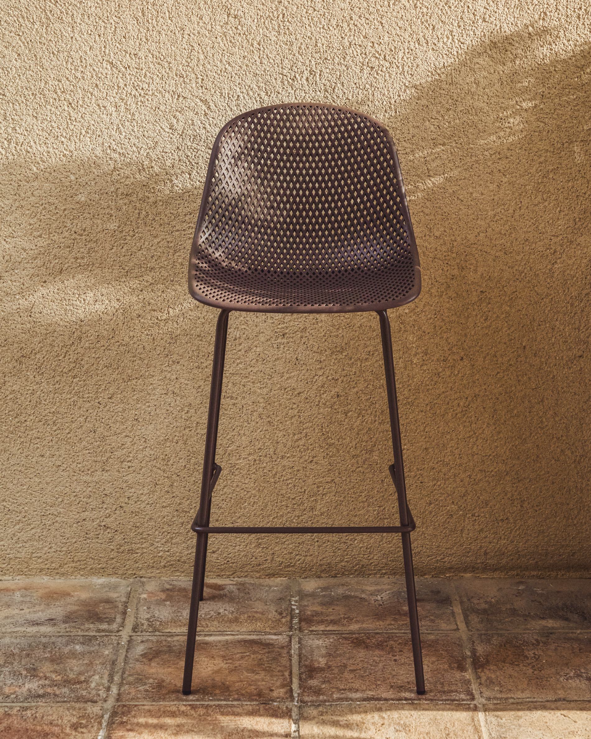 Gartenhocker QUINBY braun