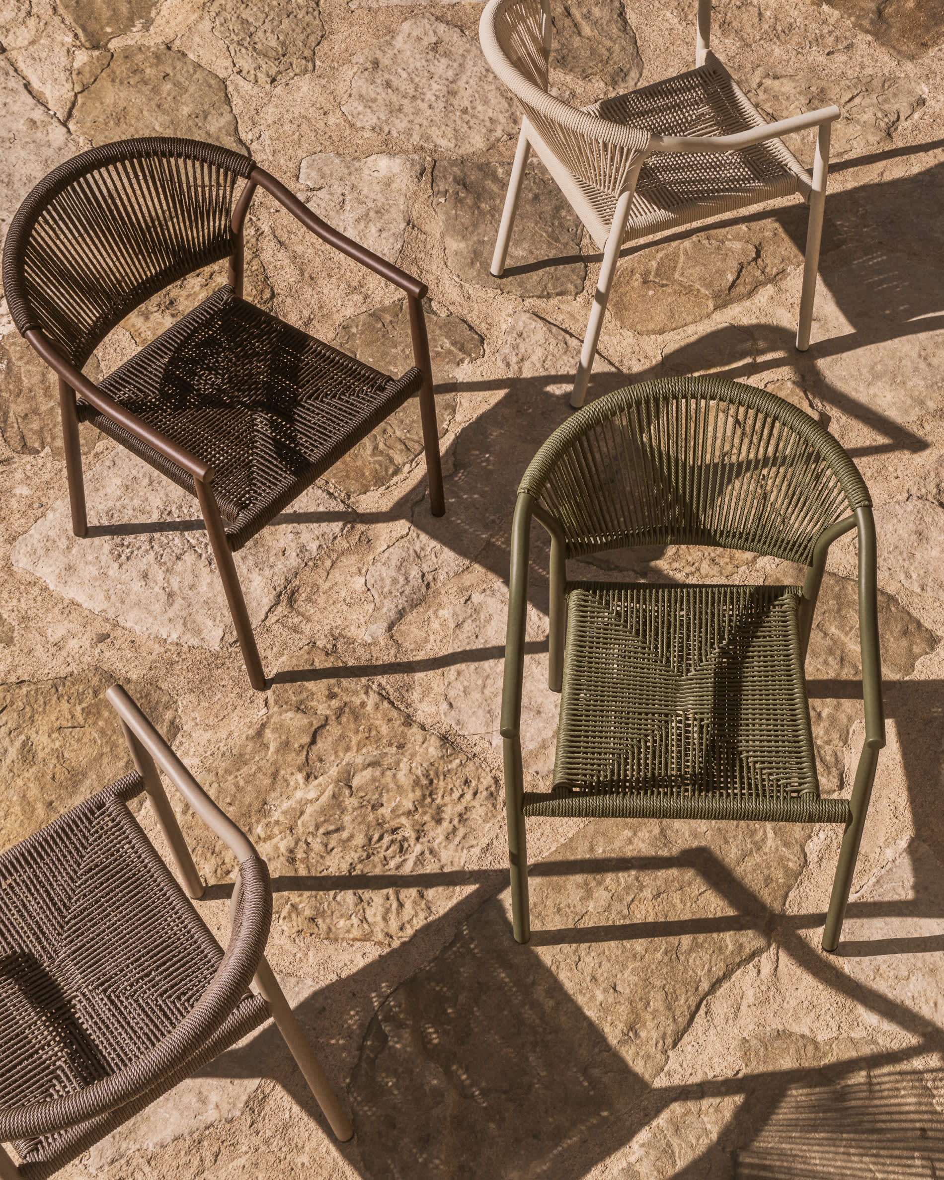 Tuinstoel LIVADIA taupe