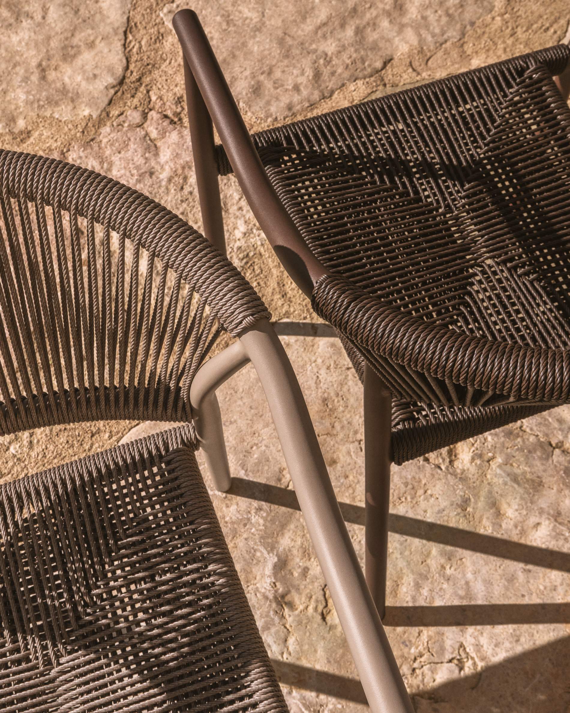 Tuinstoel LIVADIA taupe