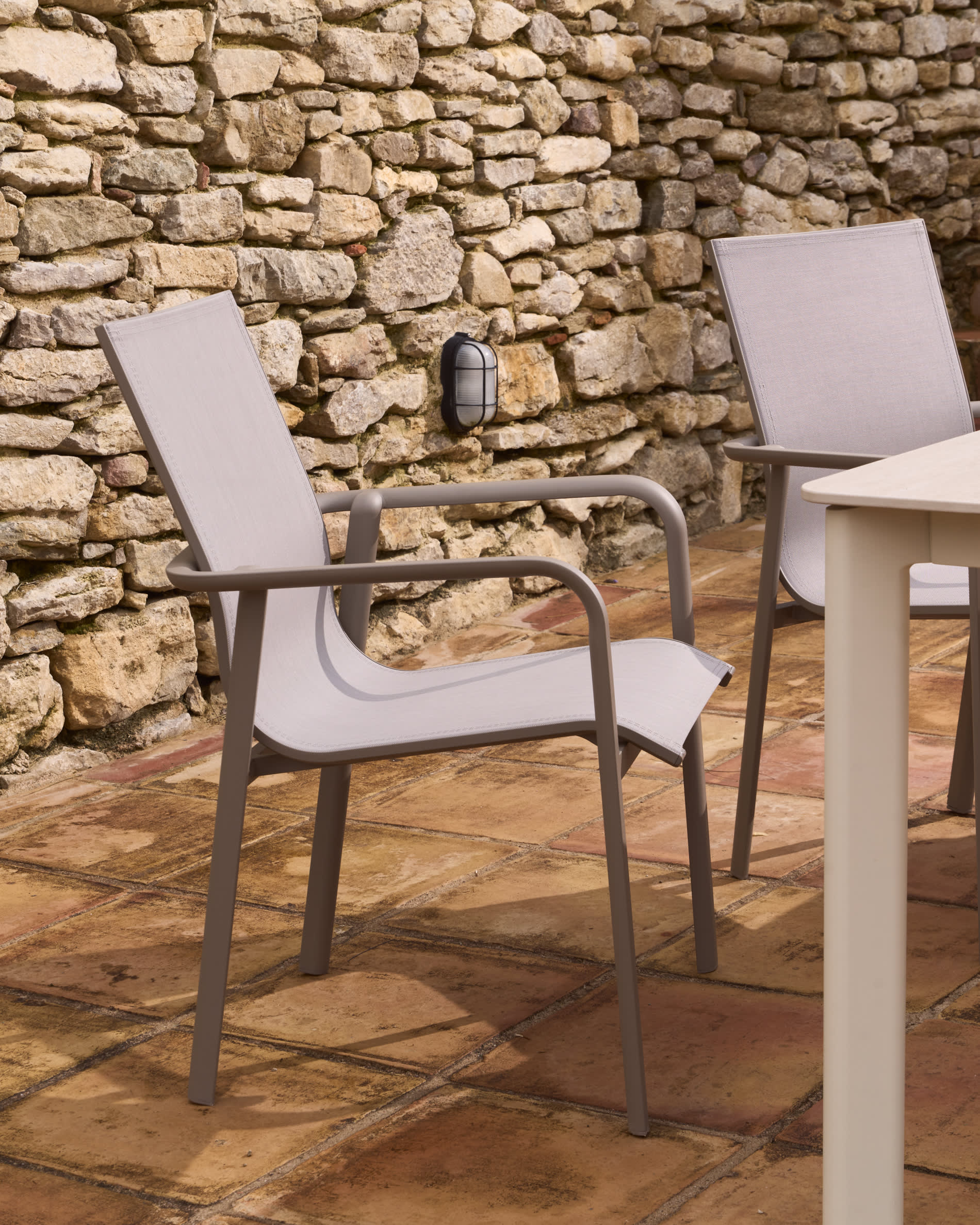 Gartenstuhl CANEA taupe