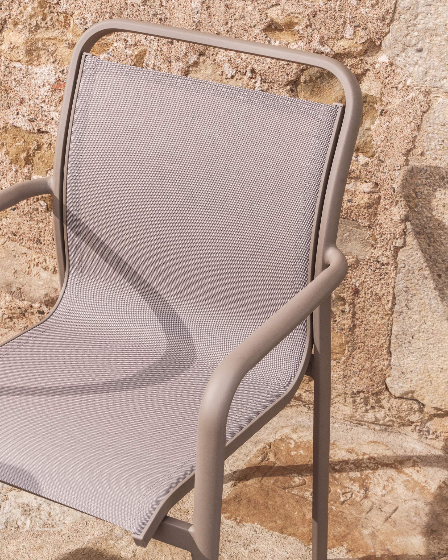 LURI taupe garden chair
