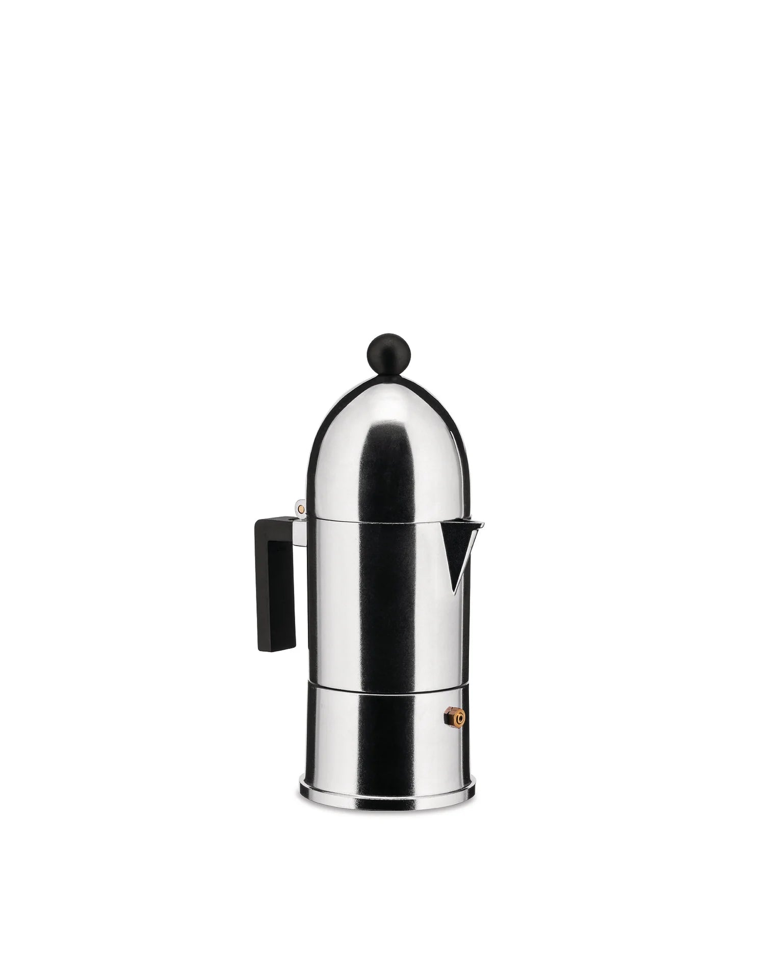 Kawiarka LA CUPOLA srebrny z czarnym – Alessi