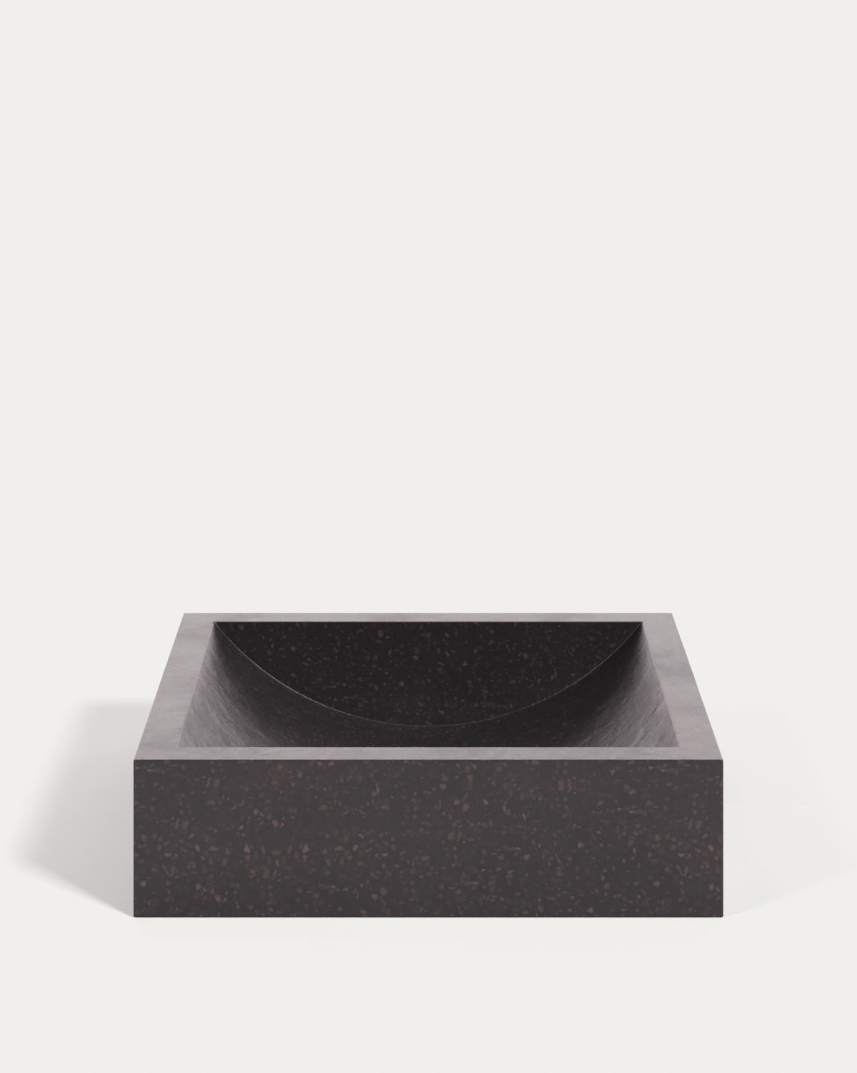 Bovenblad wastafel DELINA zwart terrazzo