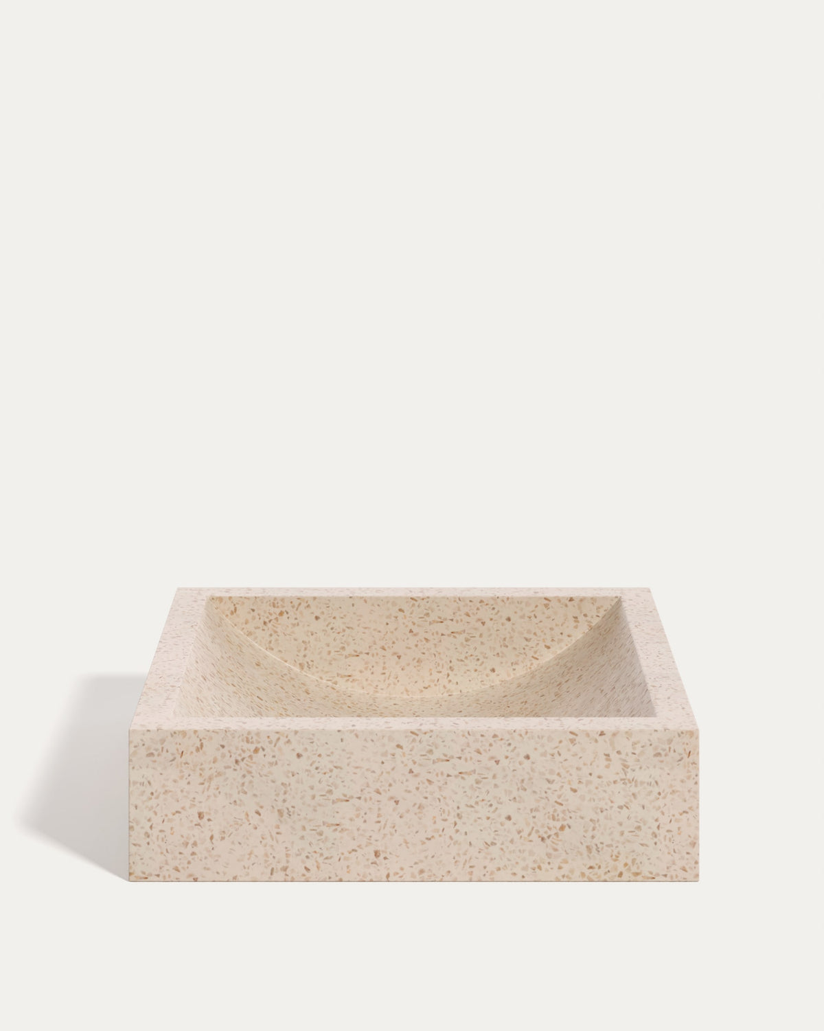 Bovenblad wastafel DELINA wit terrazzo