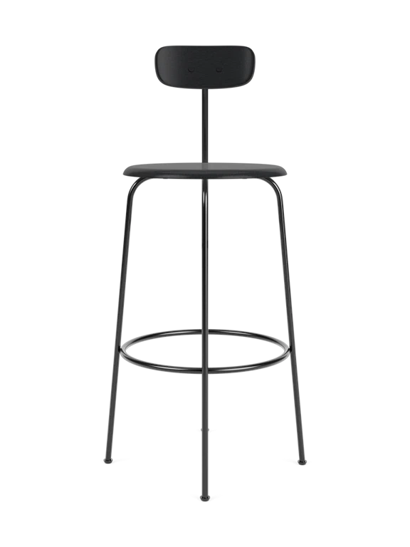 Hocker AFTEROOM schwarz Eschenfurnier