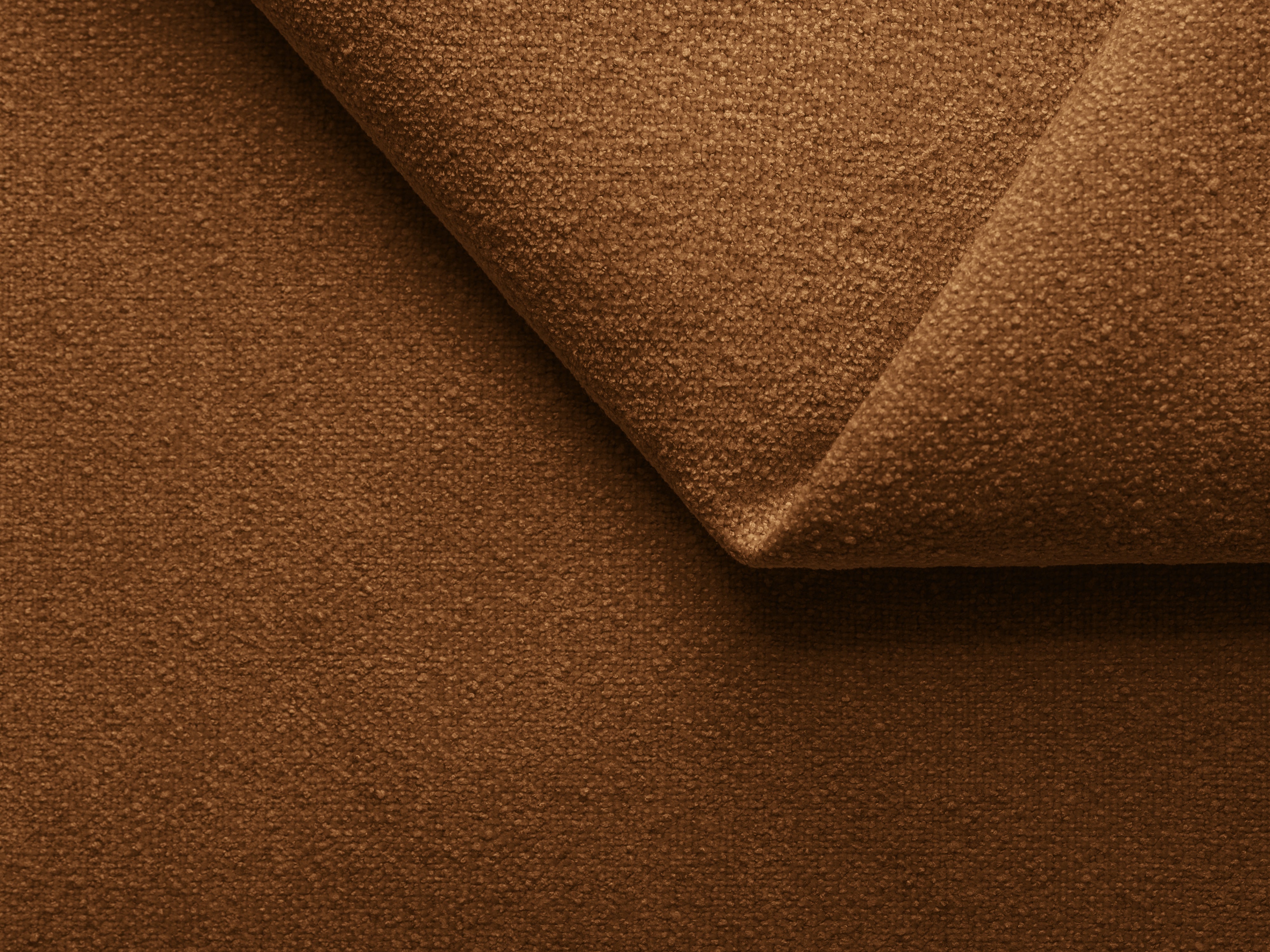 3-Seater Modular Sofa AILANI Terracotta Boucle