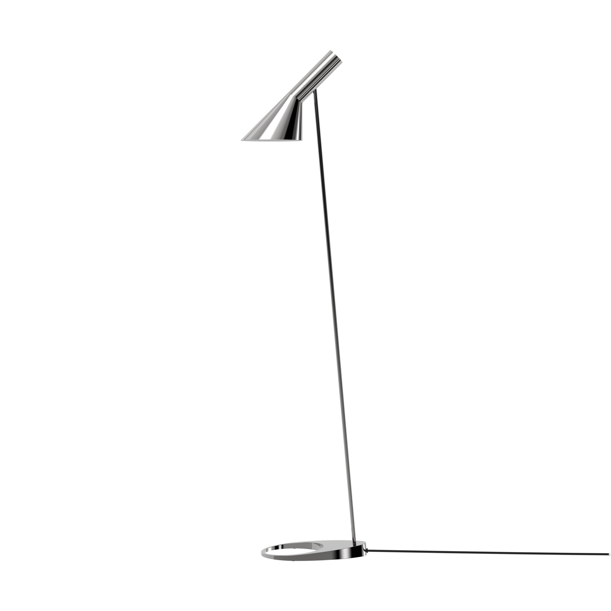 Vloerlamp AJ gepolijst roestvrij staal