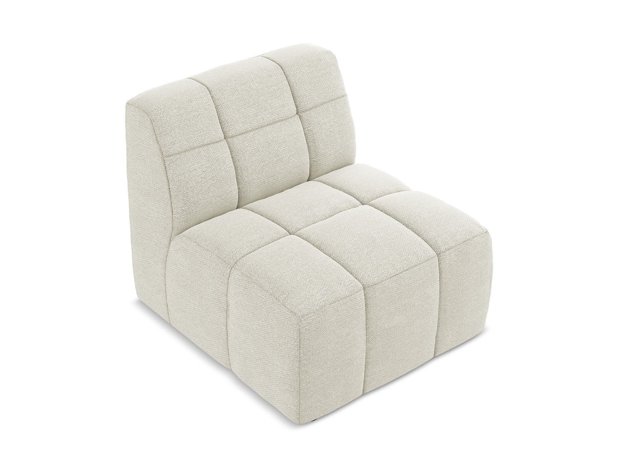 Armchair / module ALOHA sandy boucle