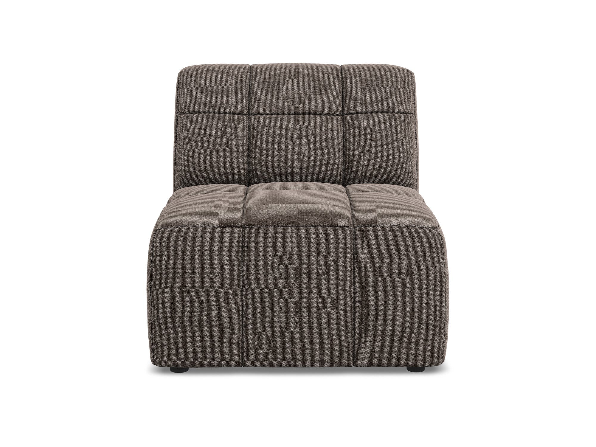 Armchair / module ALOHA chocolate boucle