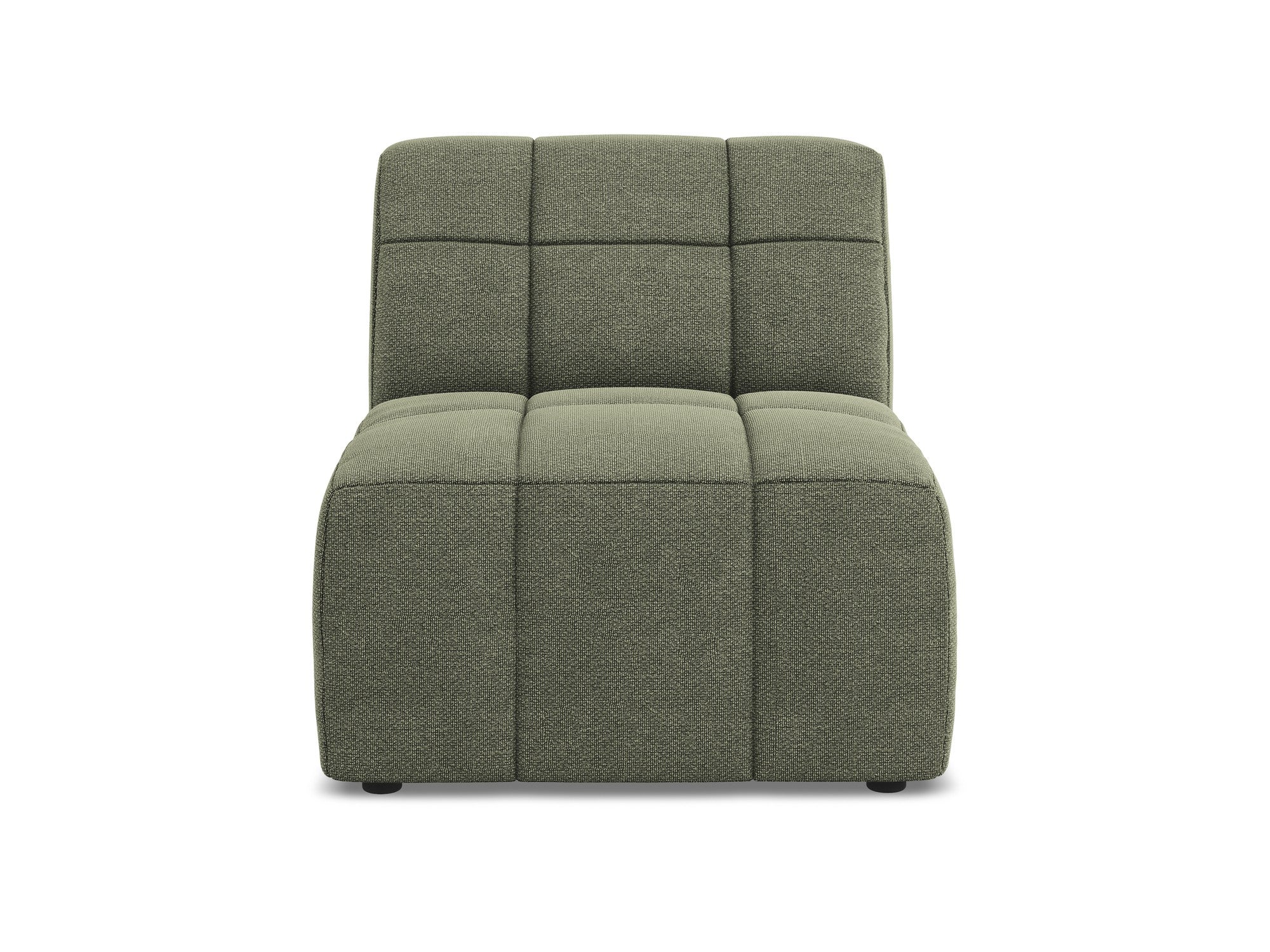 Armchair / module ALOHA olive boucle