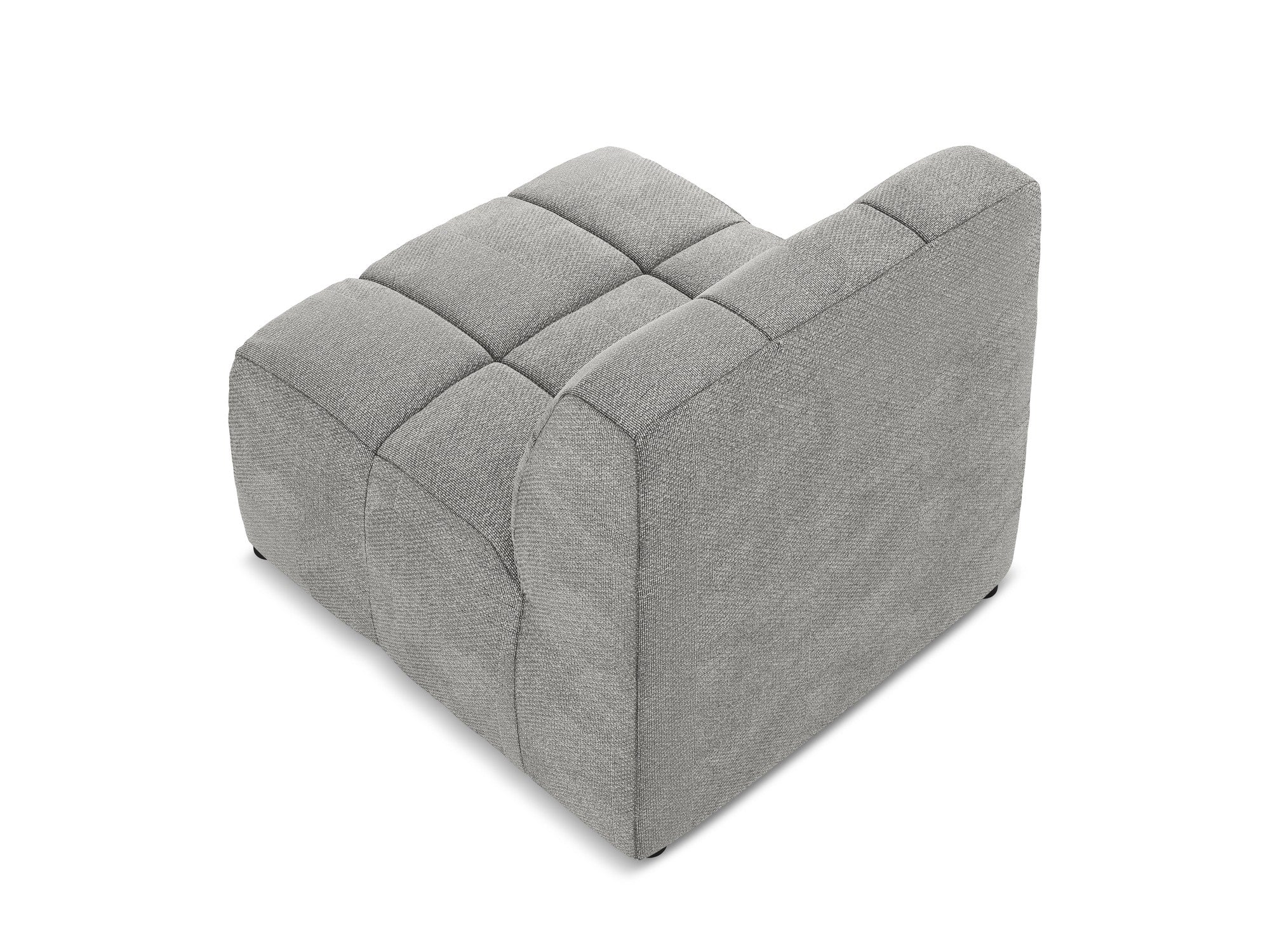 Armchair / module ALOHA light gray boucle