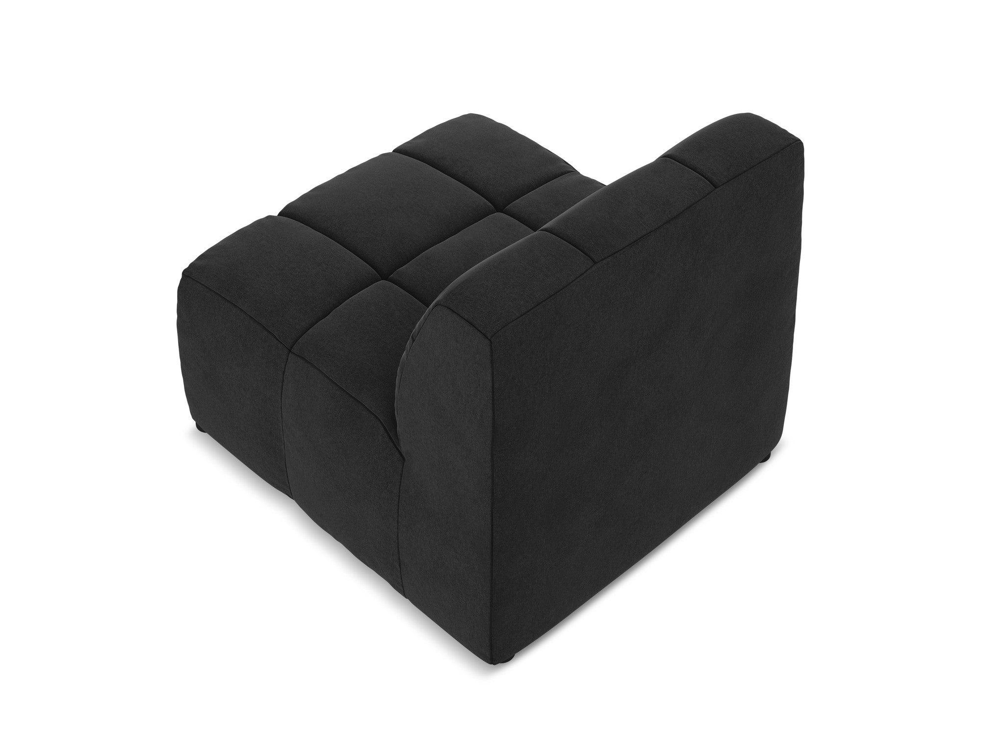 Armchair / velvet module ALOHA black