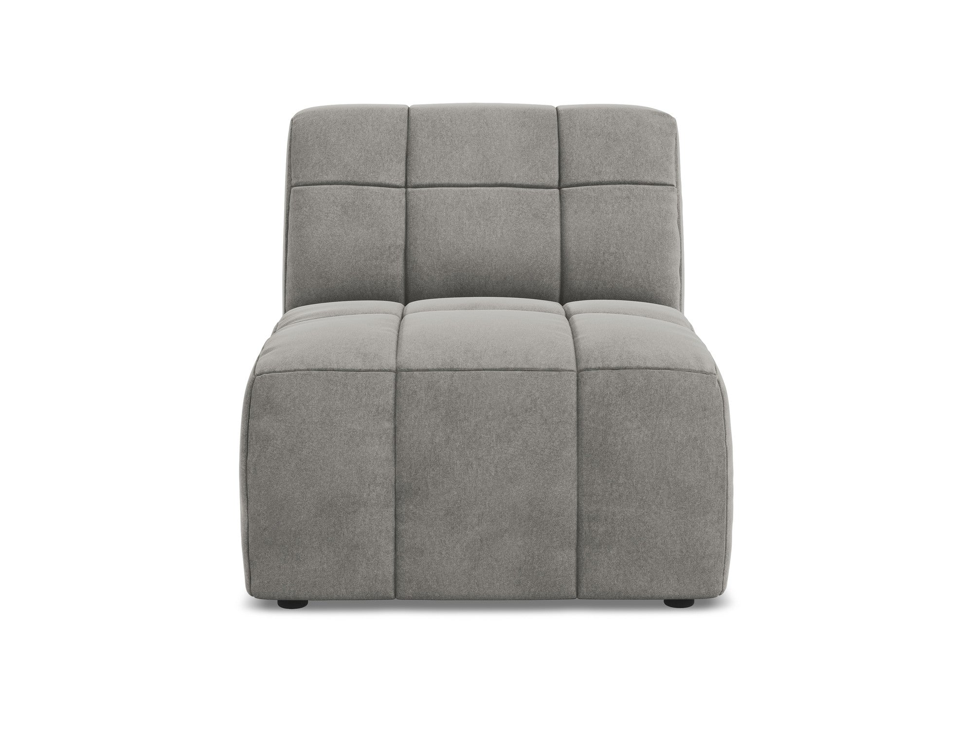 Armchair / velvet module ALOHA gray