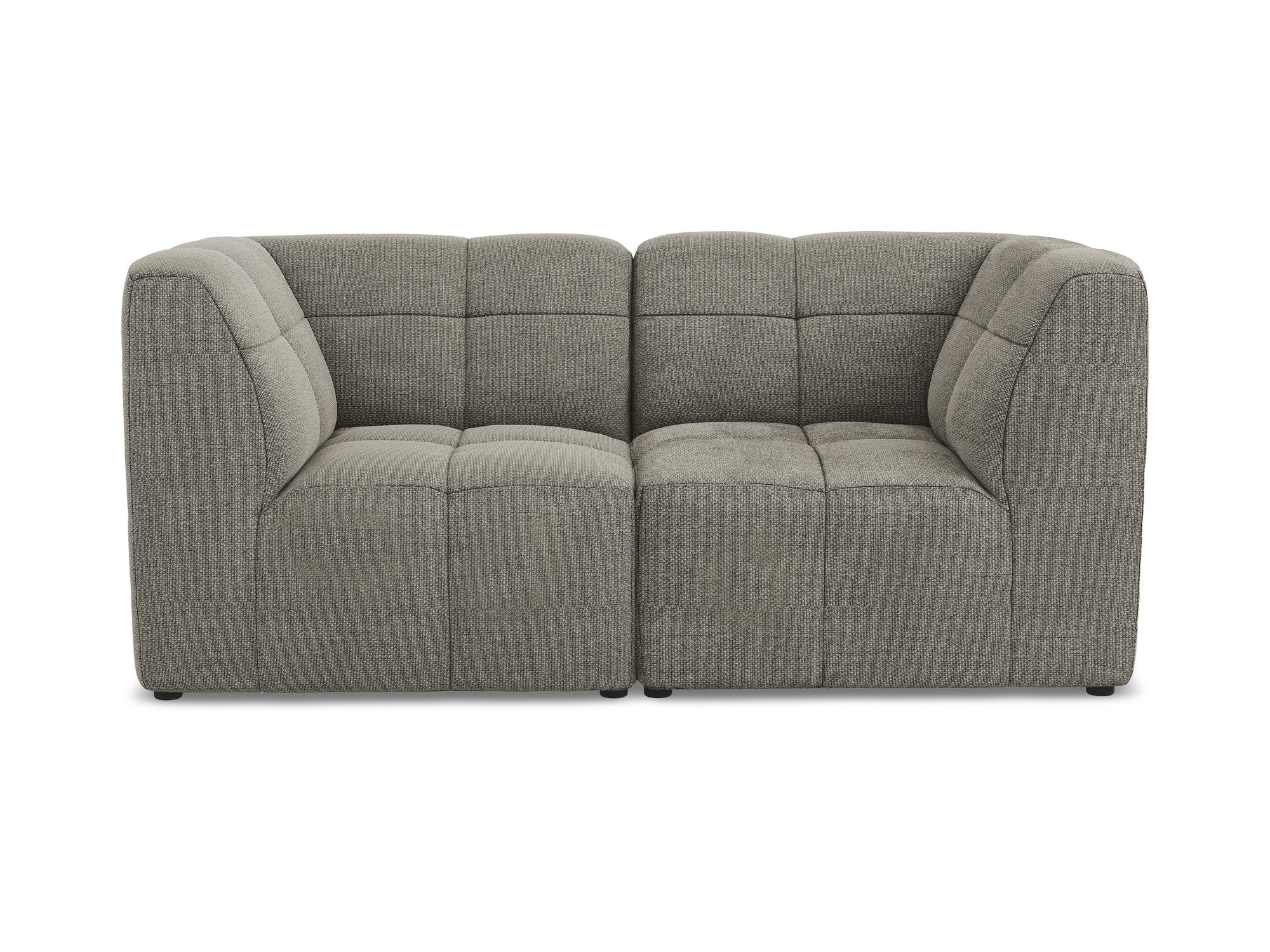 Modulaire 2-zitsbank ALOHA grijze boucle