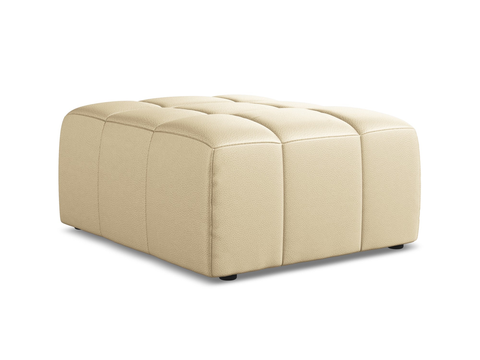 Puf / module ALOHA beige ecologische leer