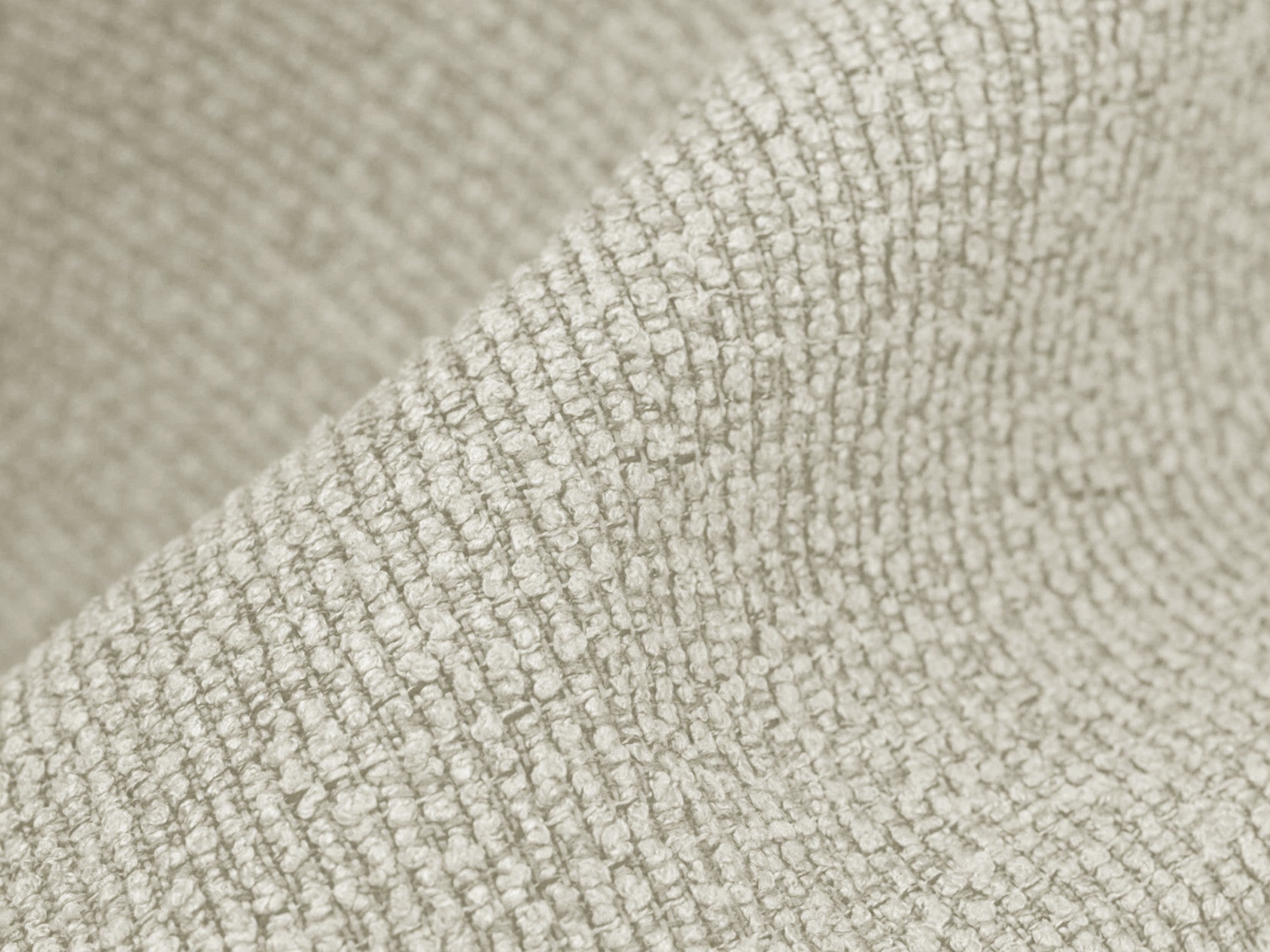 Modularer Ecksofa rechtsseitig 2-sitzig ALOHA sandfarbener Boucle