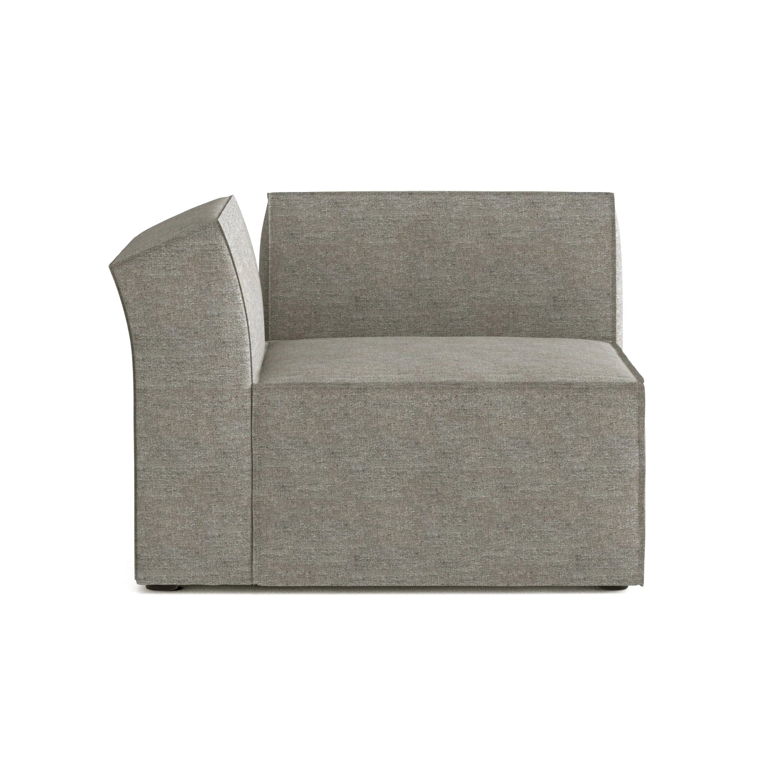 Modulares Sofa ANDO - linkes graues Modul