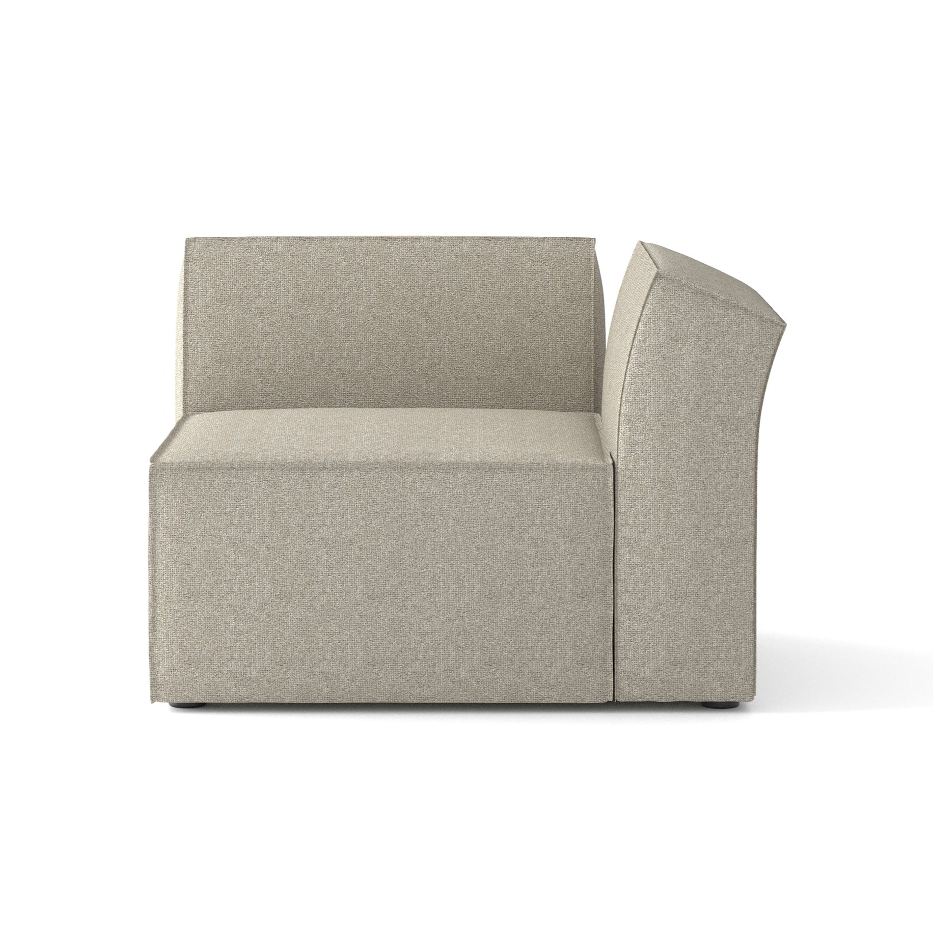 Modulsofa ANDO - rechte Modulkombination taupe