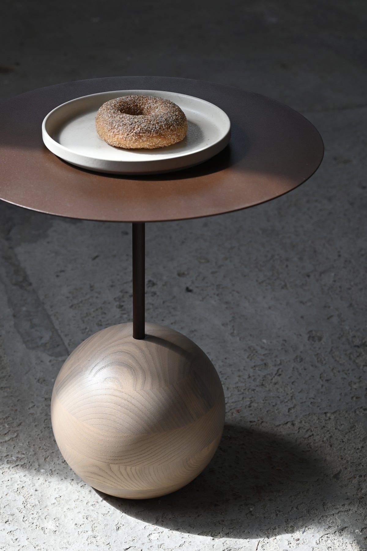 Koffietafel AN SU hout en staal