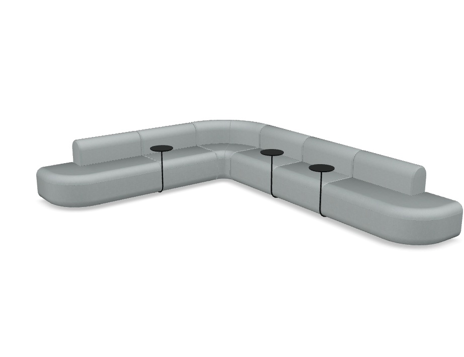 Sofa 6-modułowa narożna ARTIKO tapicerowana, marka .mdd
