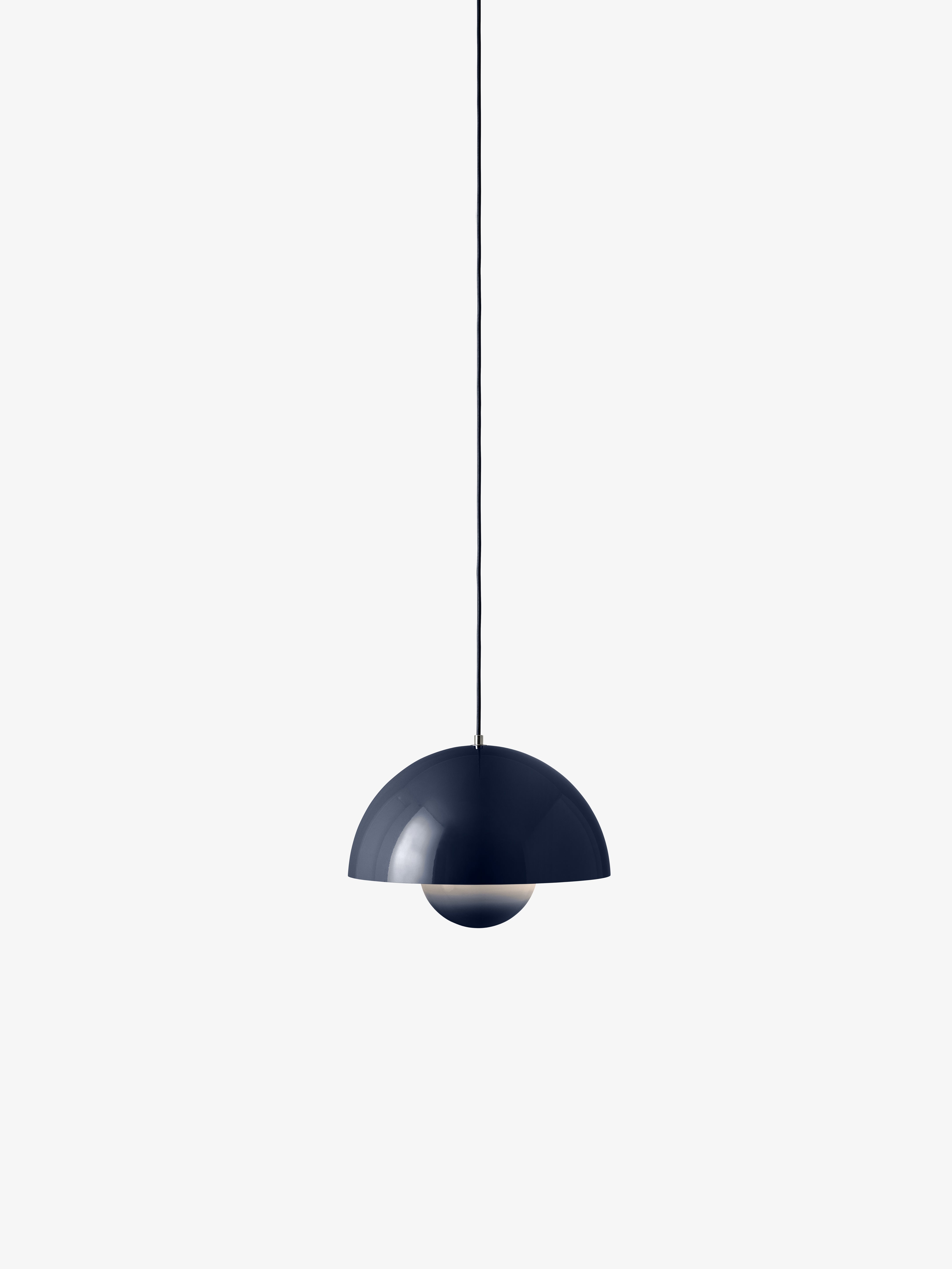 Hanglamp FLOWERPOT staal blauw