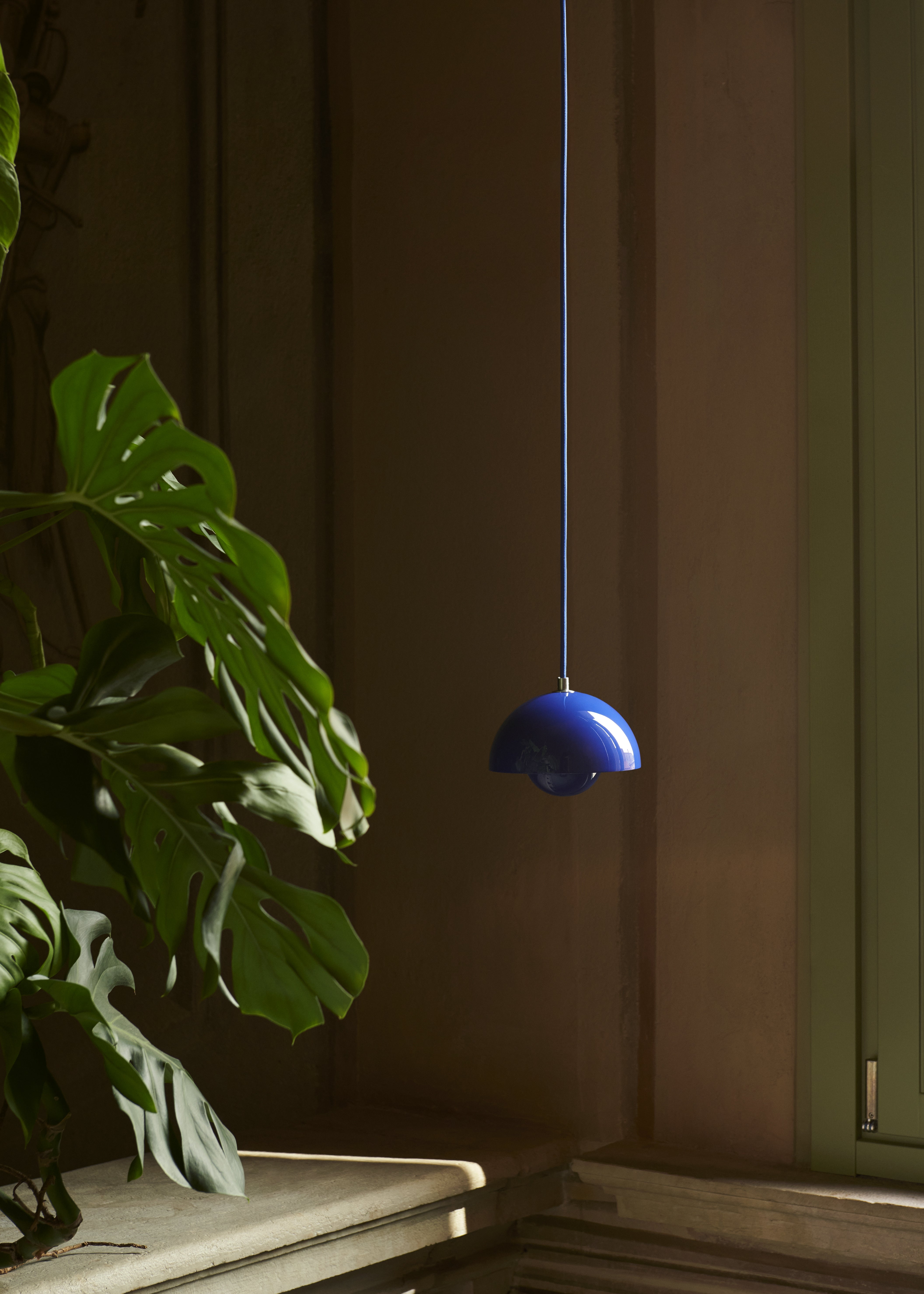 Hanglamp FLOWERPOT kobaltblauw