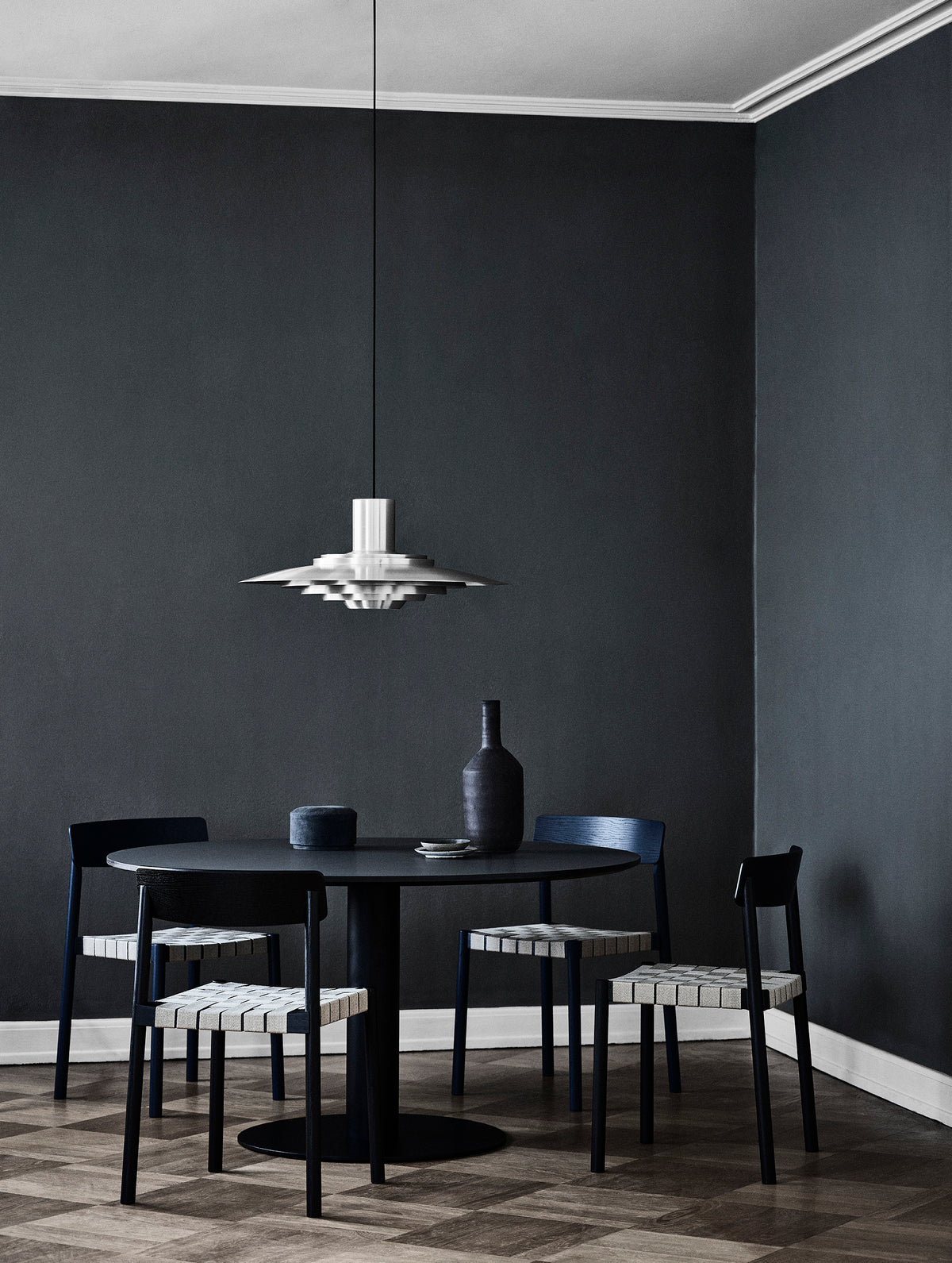 Hanglamp P376 mat wit