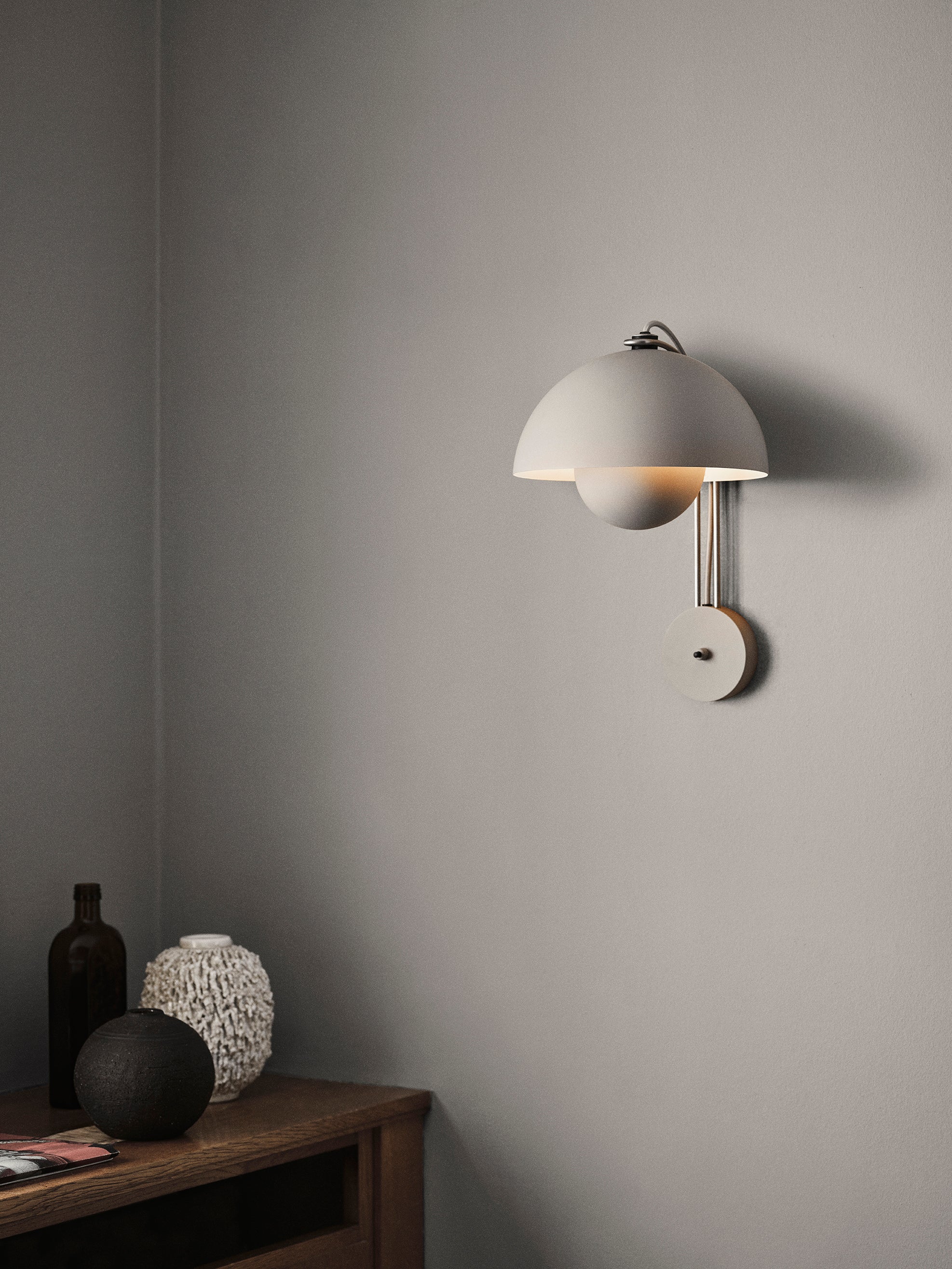 Wandlamp FLOWERPOT VP8 mat wit