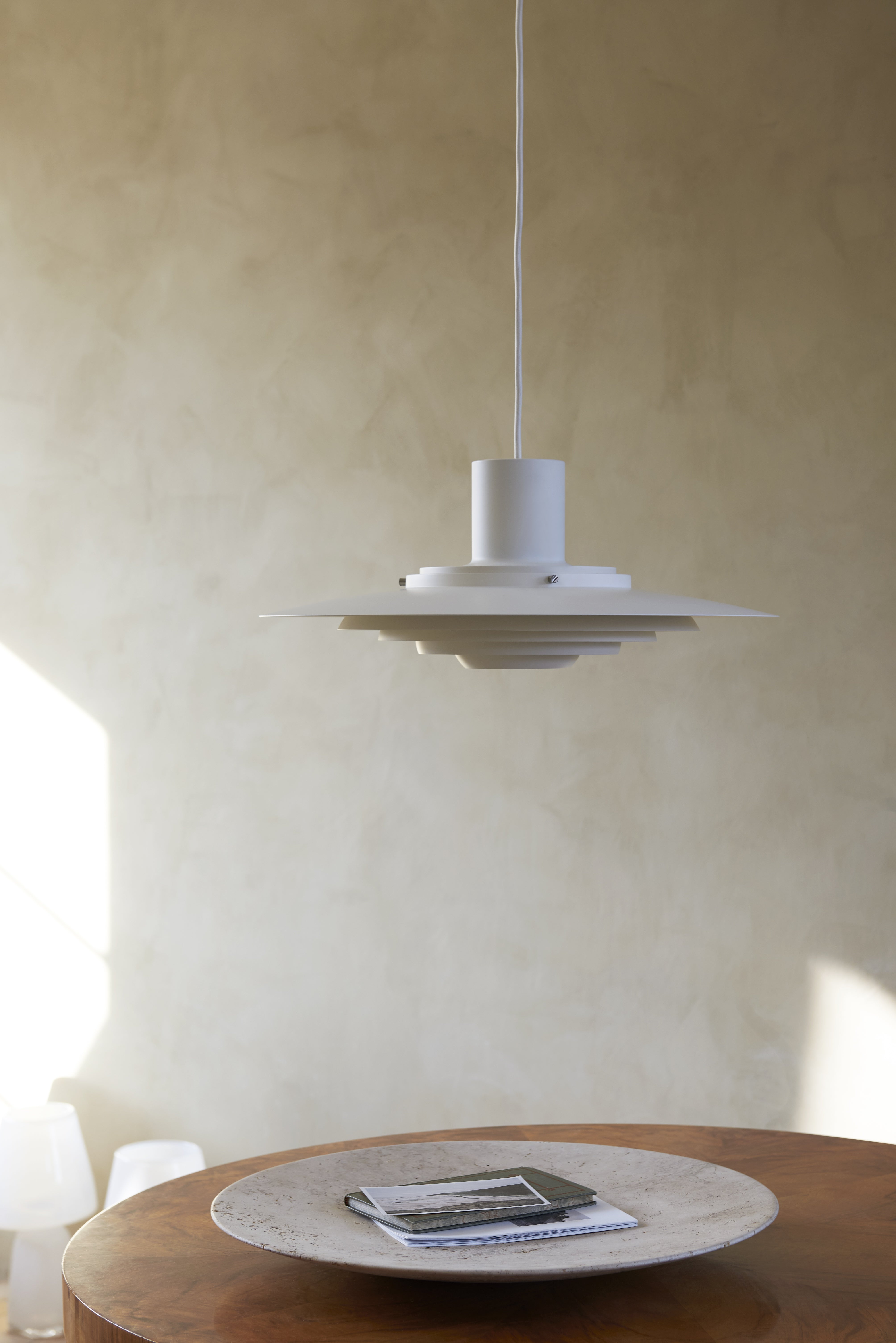 Hanglamp P376 mat wit